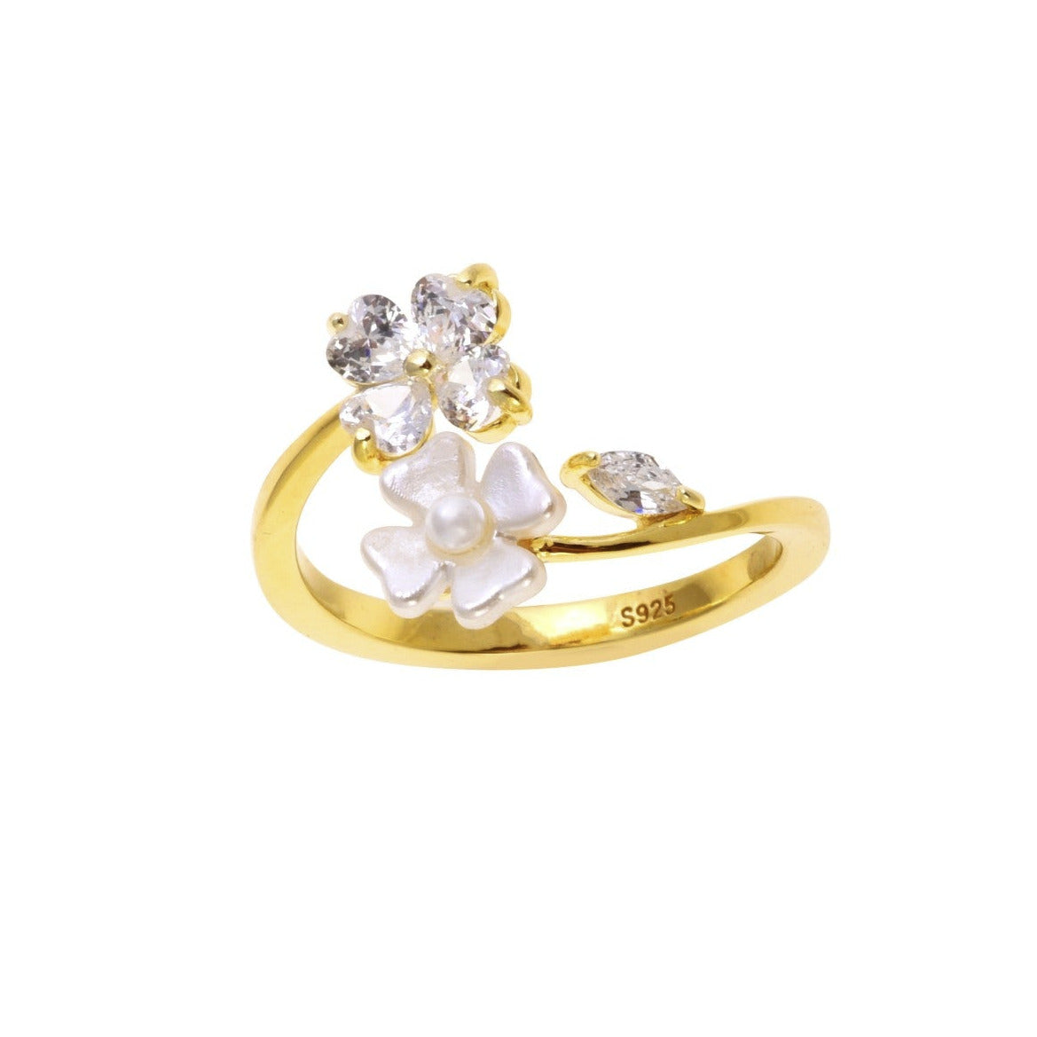 Open Flowers Ring