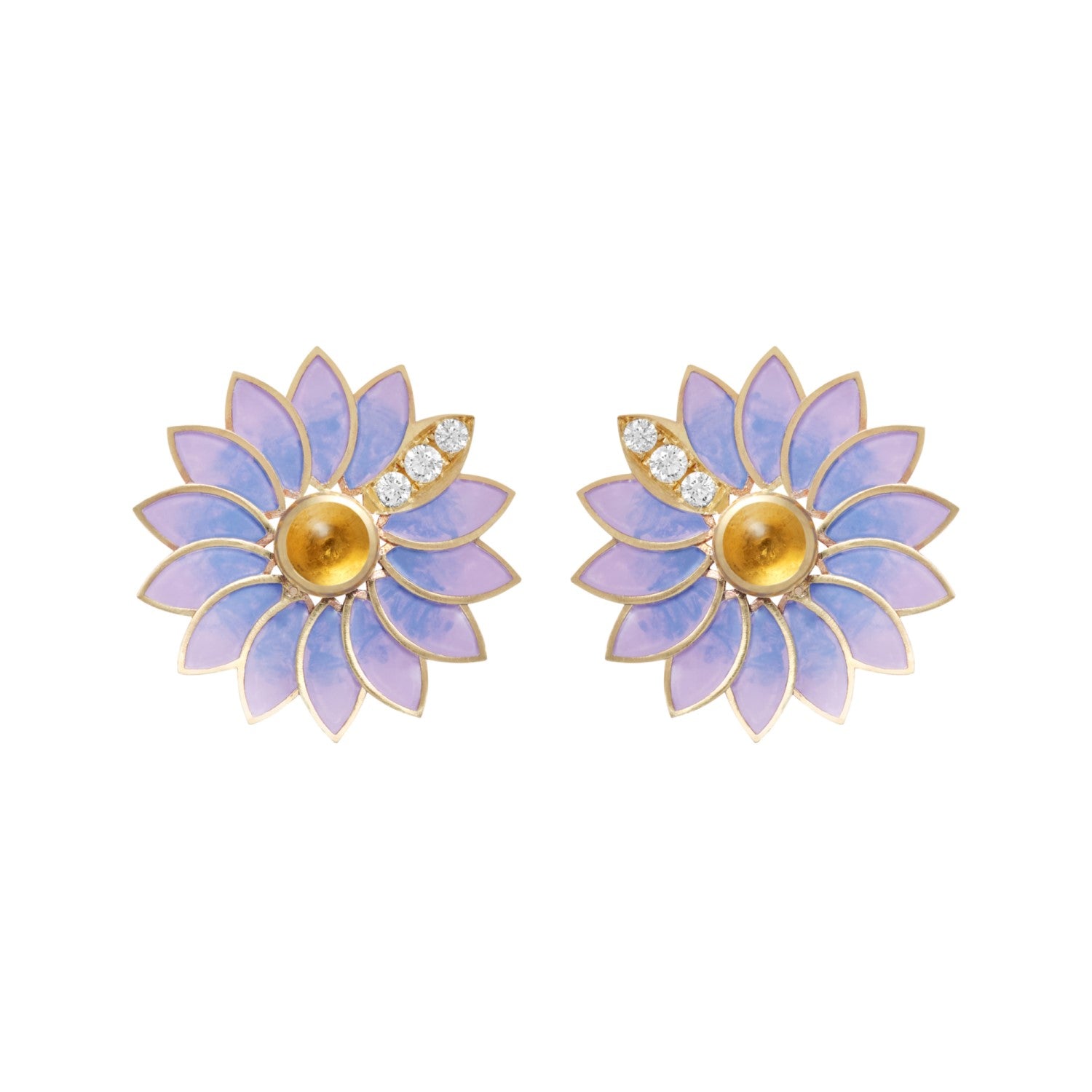 Daisy Lilac Earrings