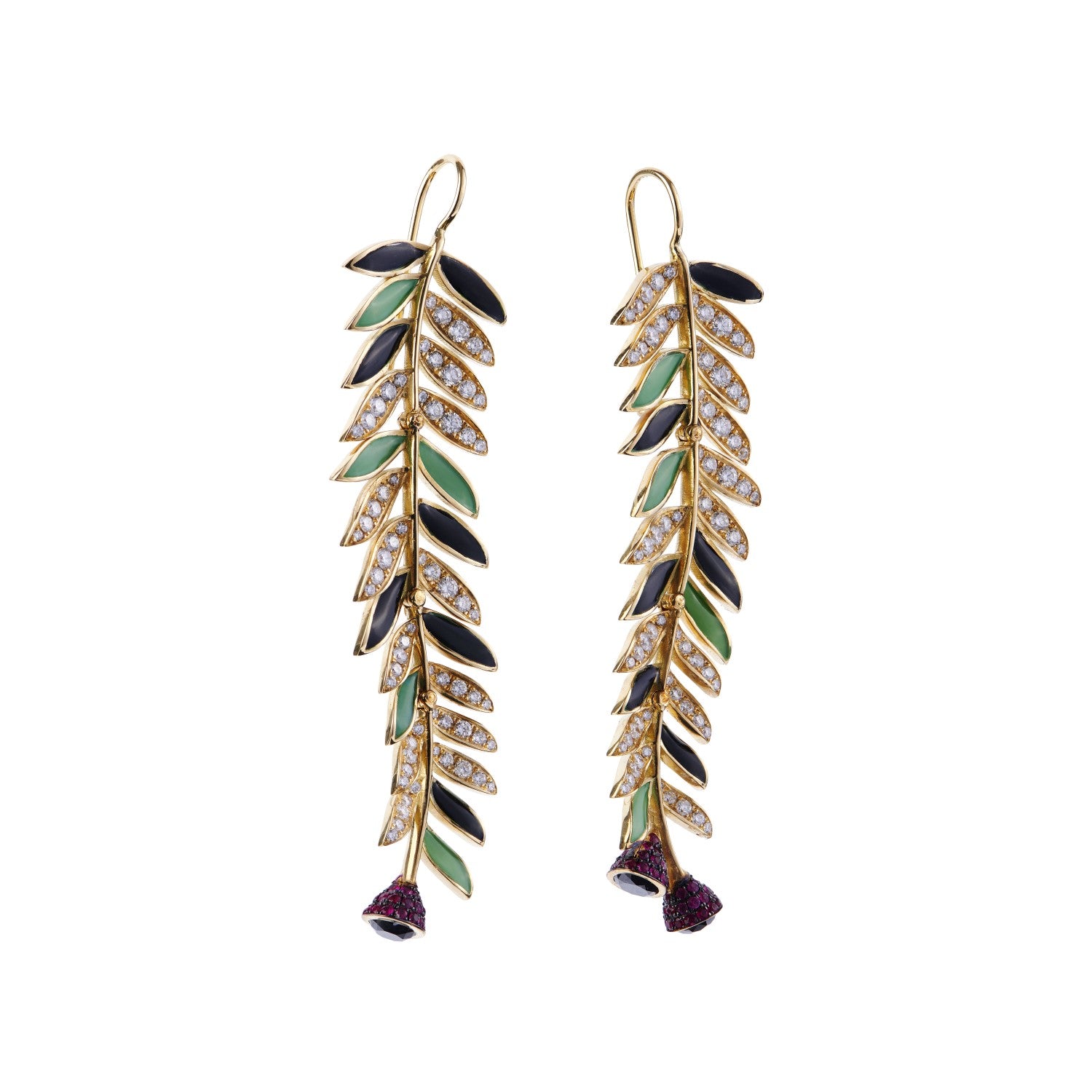 Festive Treasures Yew Tree Earrings