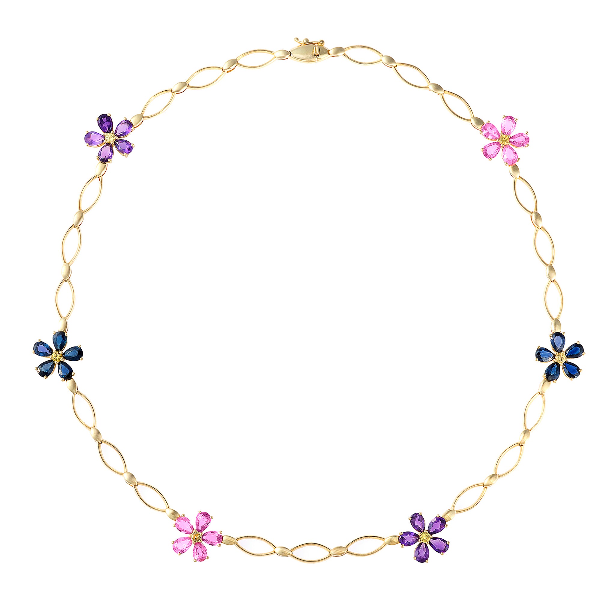 Forget Me Not Multicolor Necklace Basak Baykal La Maison Couture