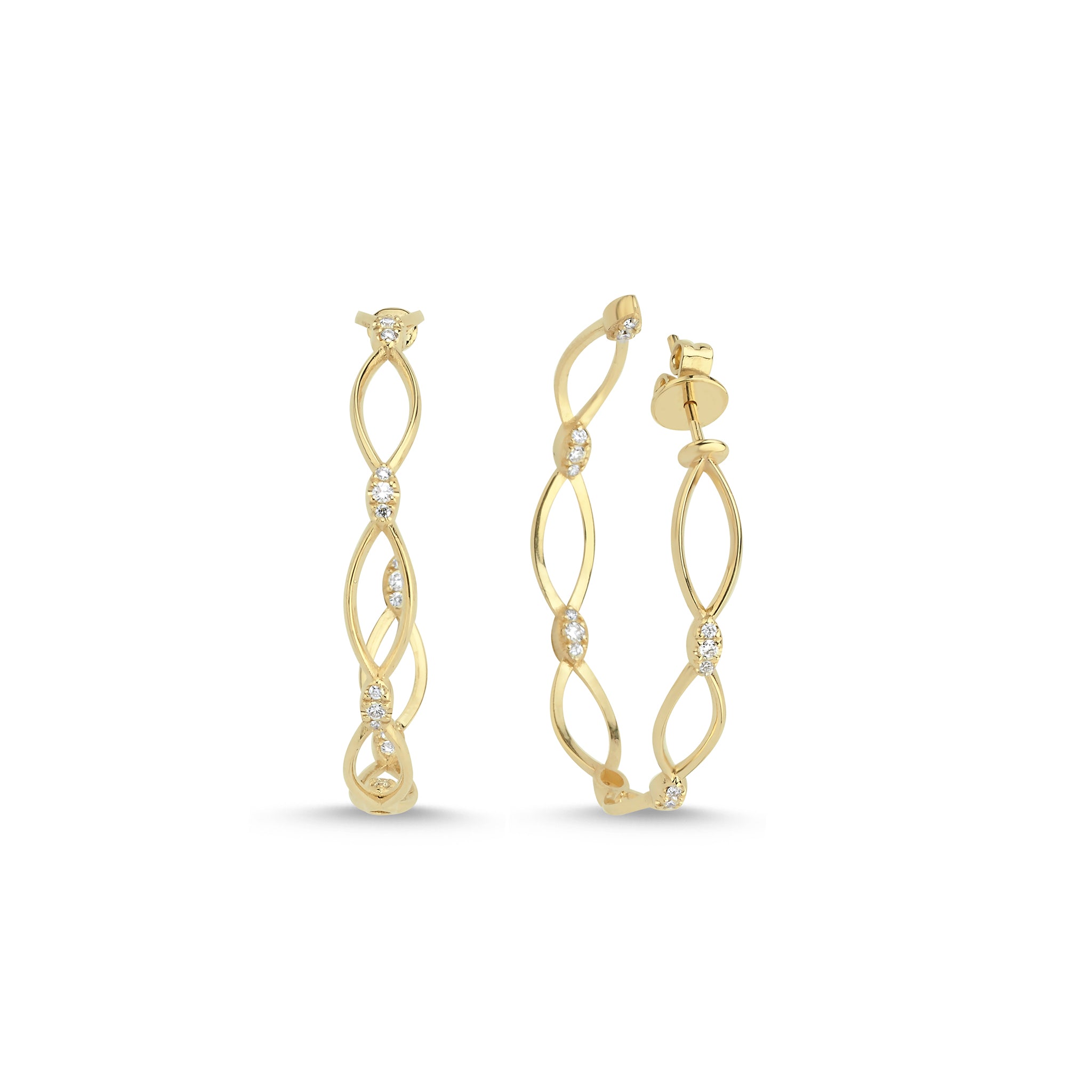 Grain Hoop Earrings Basak Baykal La Maison Couture