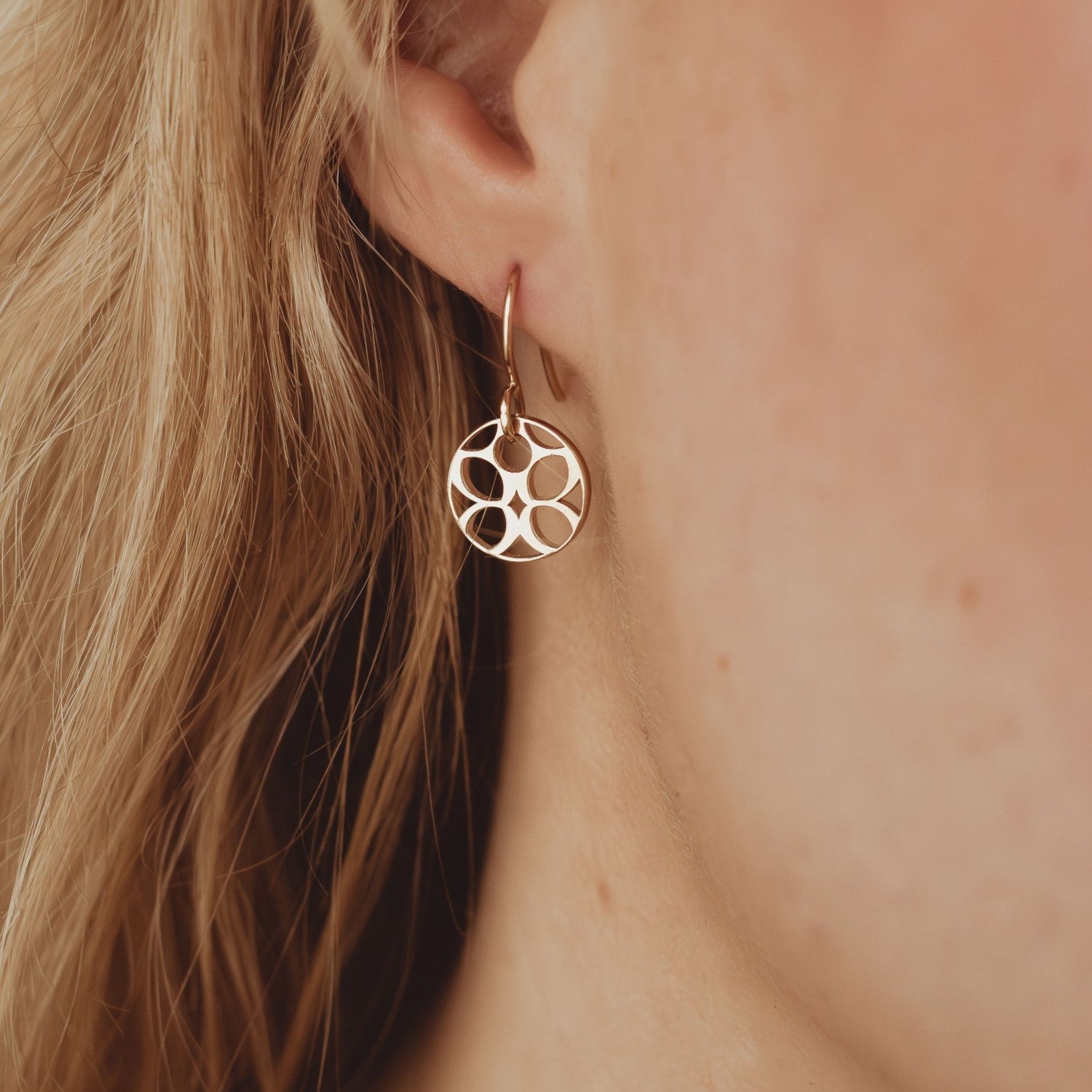 Signature Mini Disc Earrings