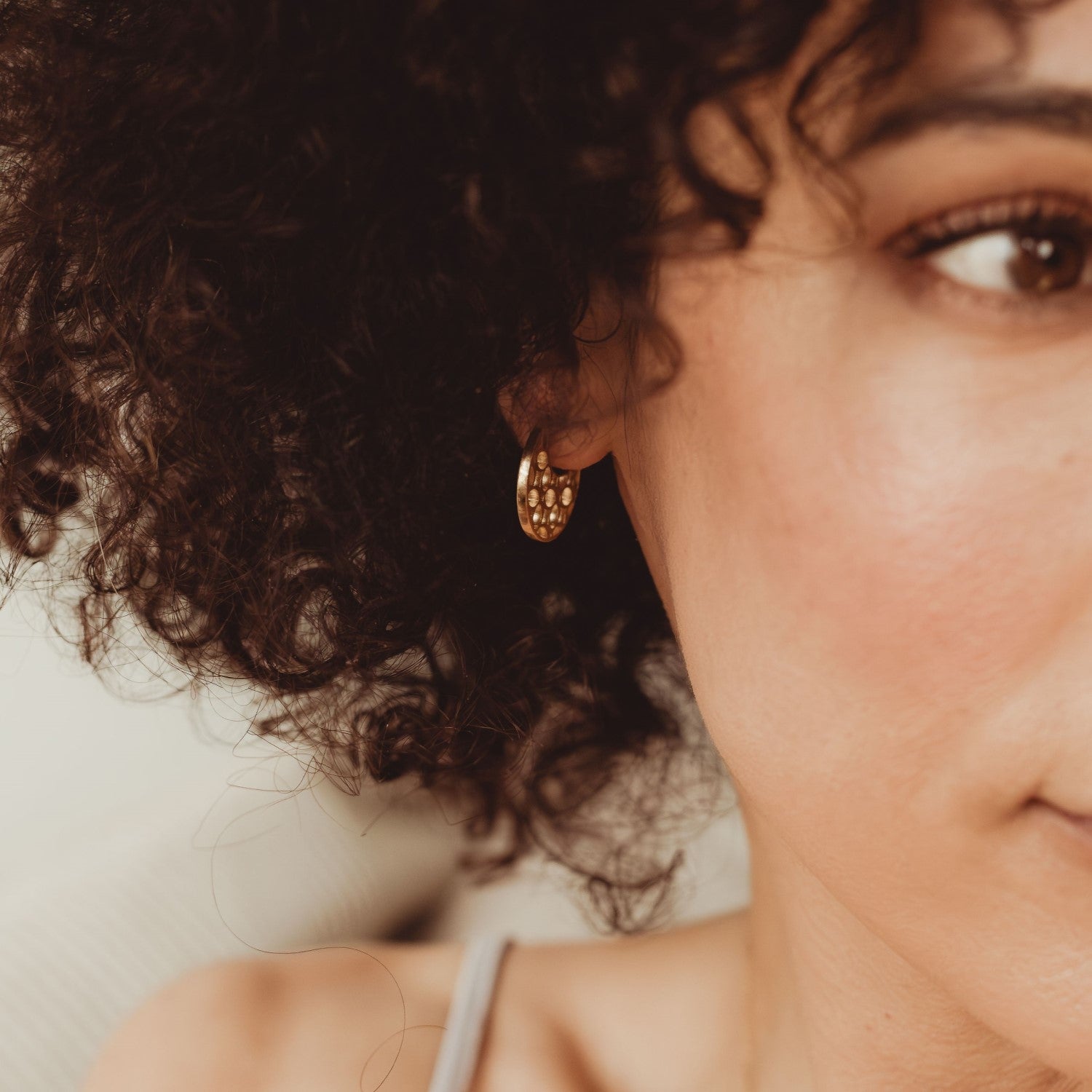 Signature Crescent Earrings in Silver