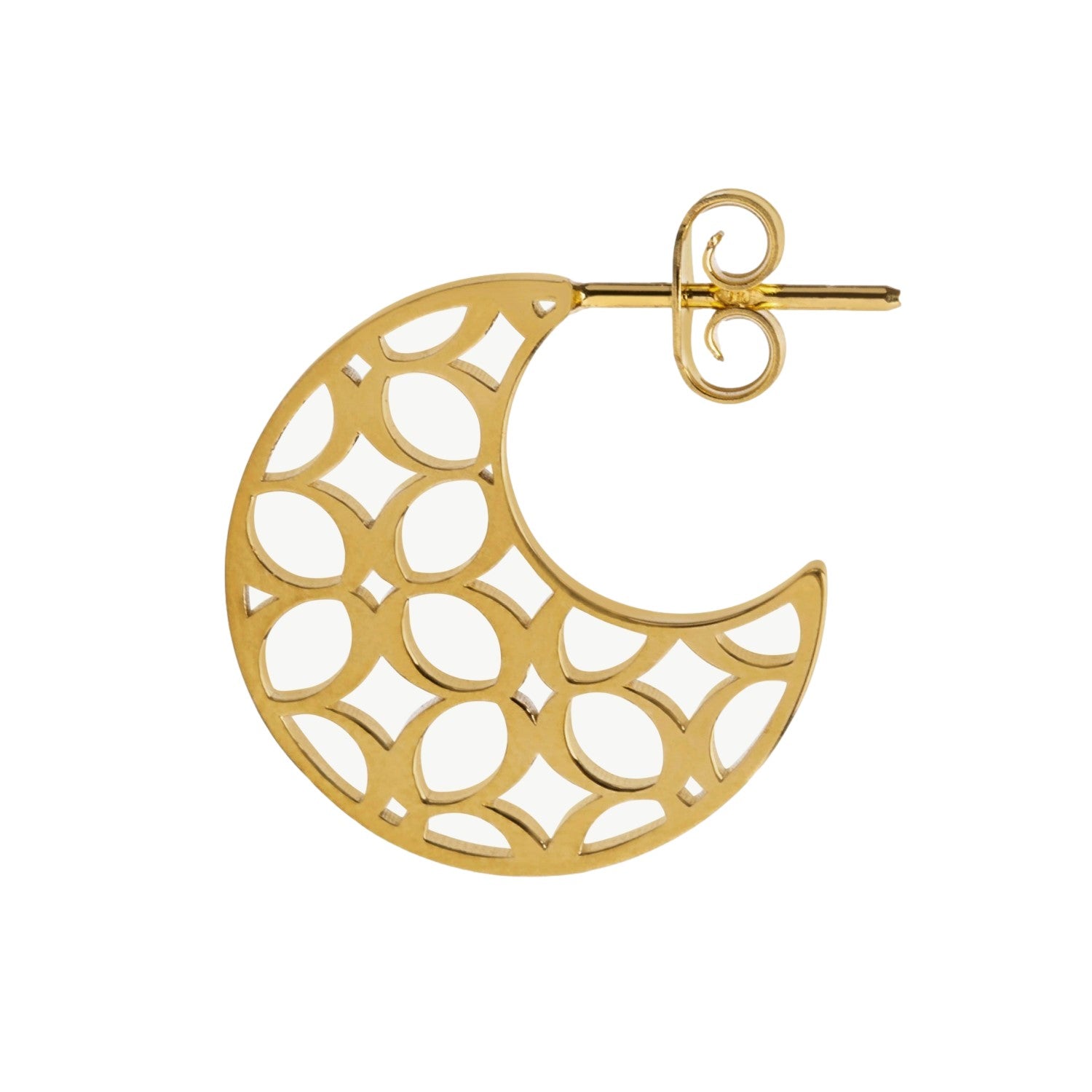 Signature Crescent Earrings in Gold Vermeil