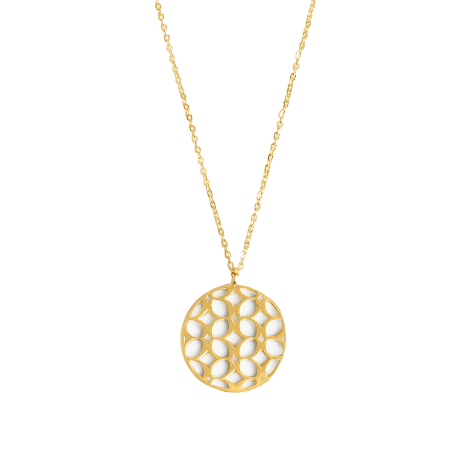 Signature Pendant and Chain in Gold Vermeil