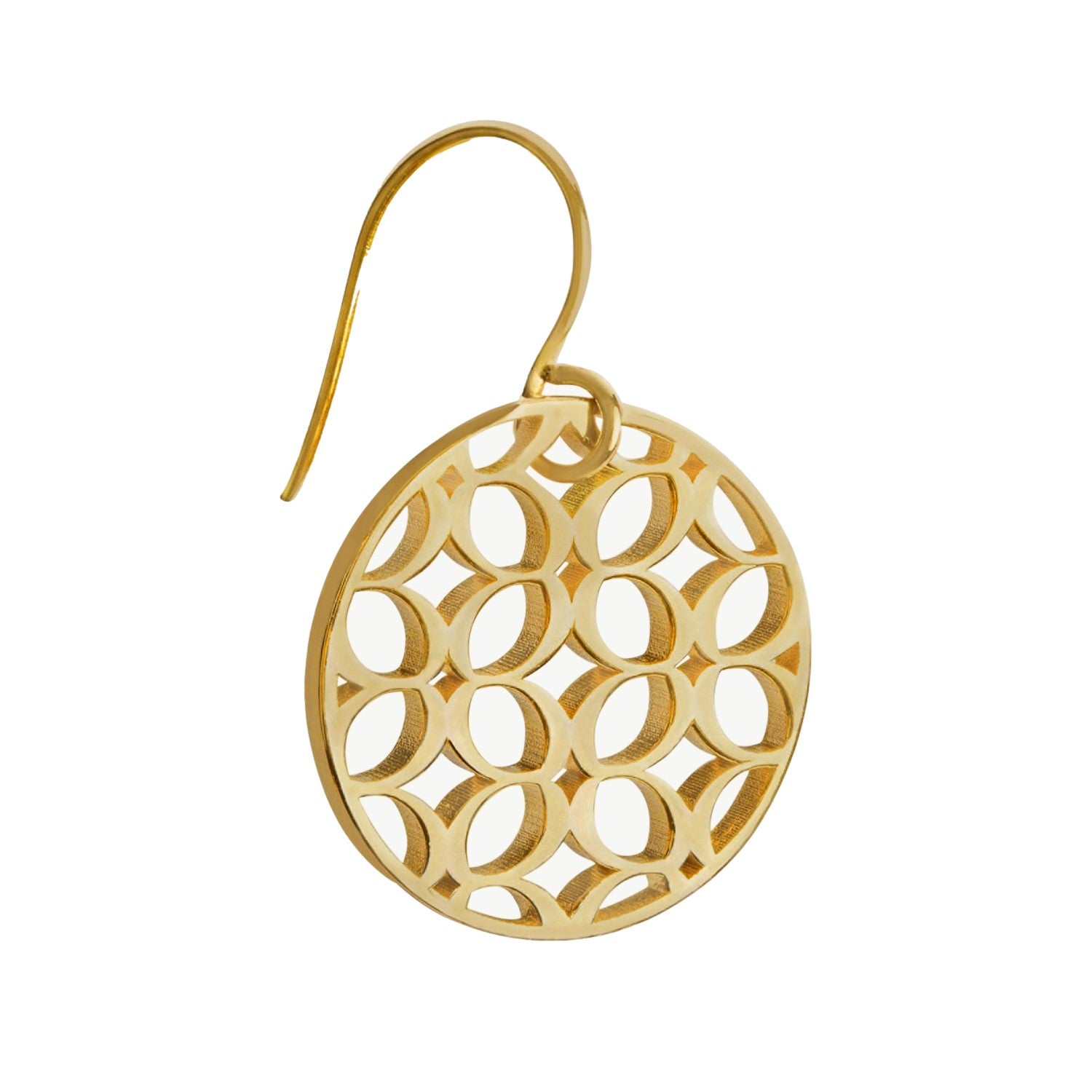 Signature Disc Drop Earrings