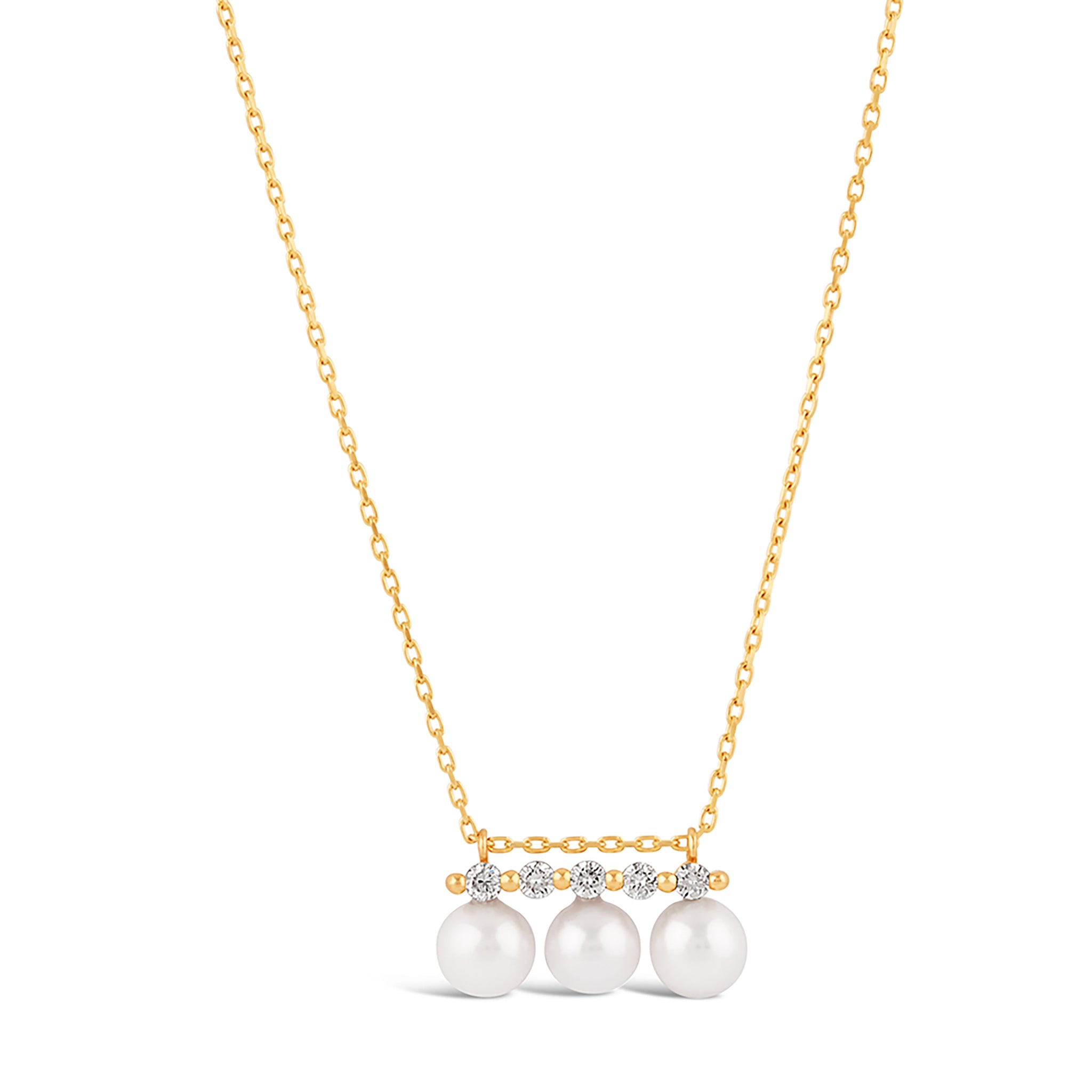 Shuga Triple Pearl & Lab-Created Diamond Pendant Dinny Hall La Maison Couture