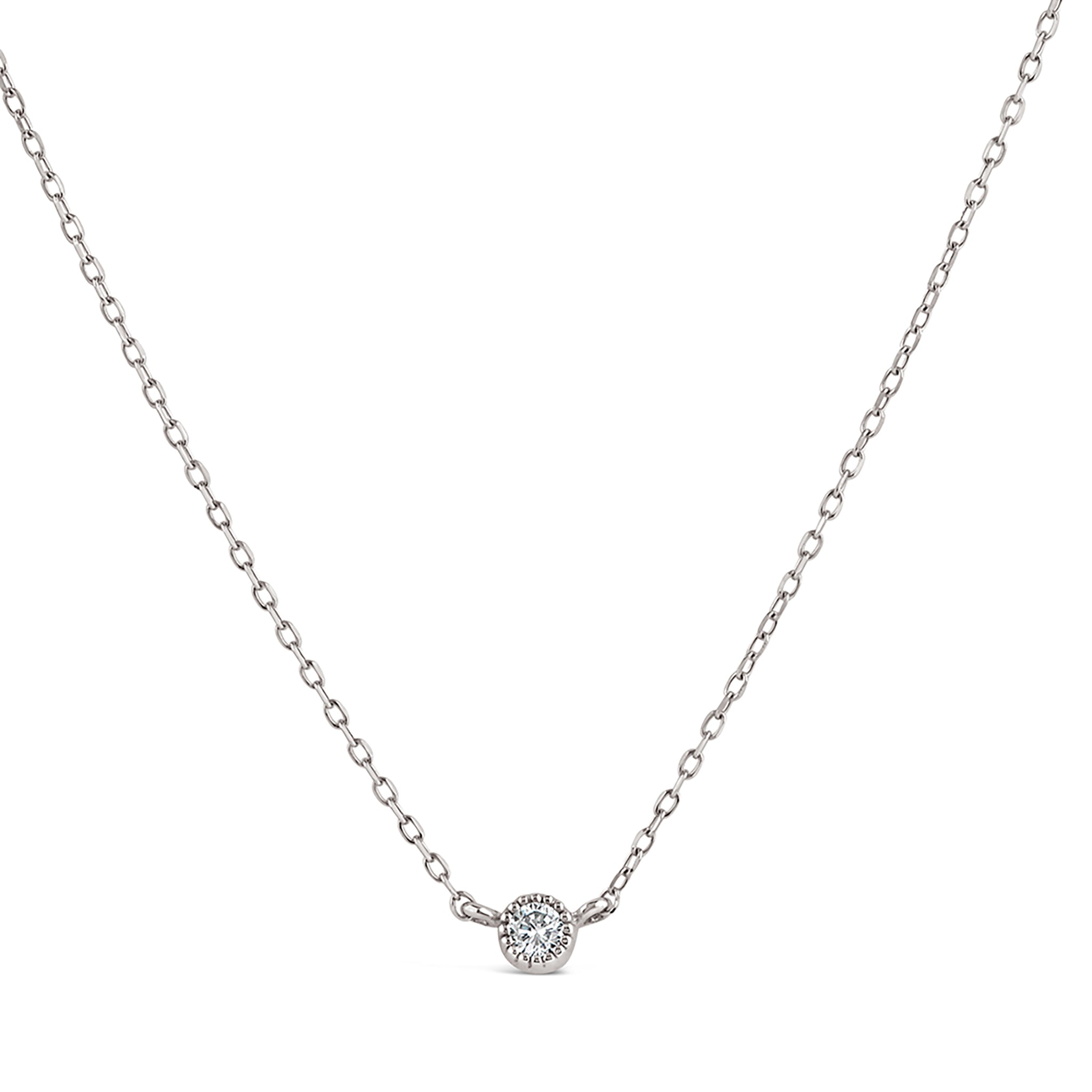 Jasmine Lab-Created Diamond Pendant - 9k White Gold Dinny Hall La Maison Couture