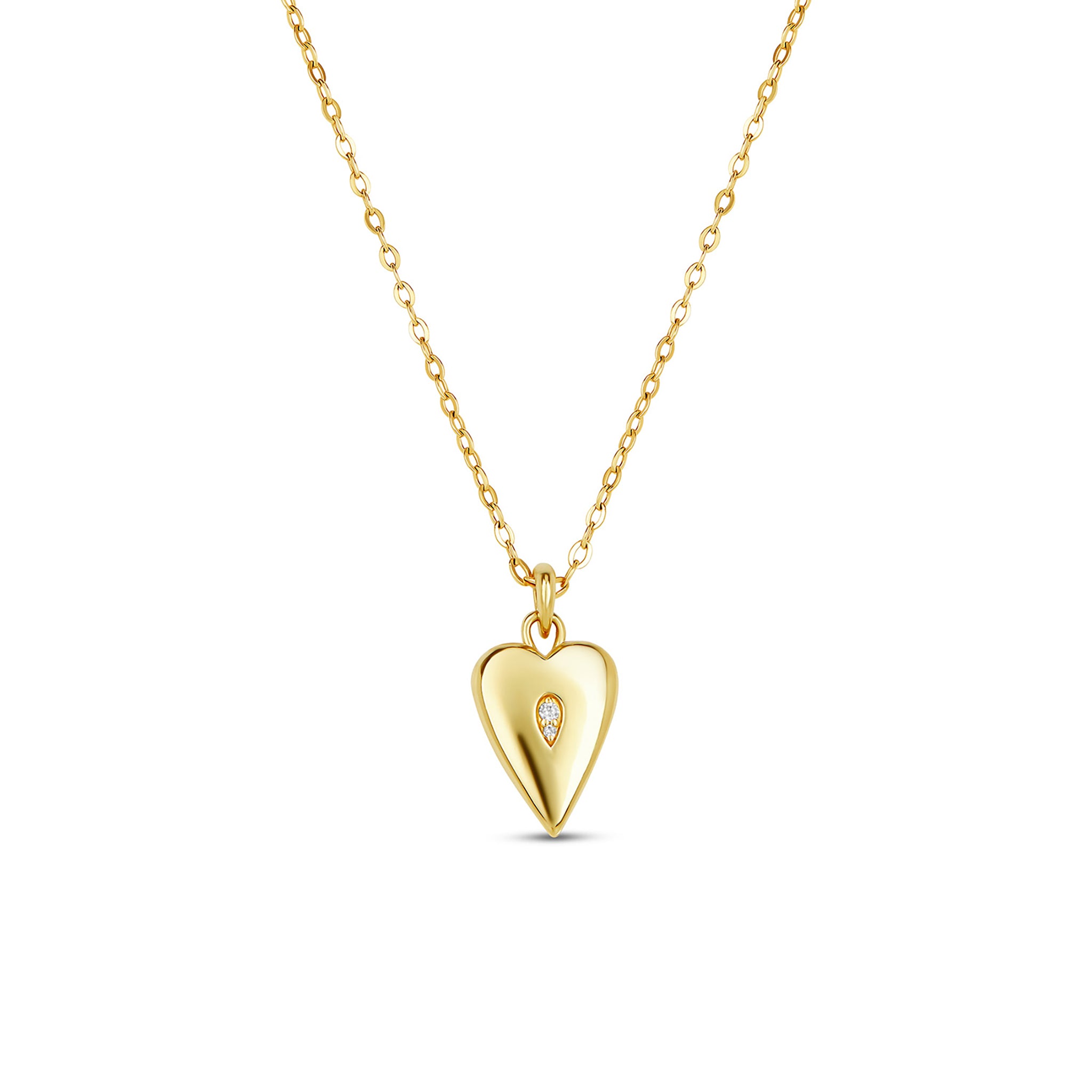 My World Heart Locket Pendant Dinny Hall La Maison Couture Recycled 9ct Gold