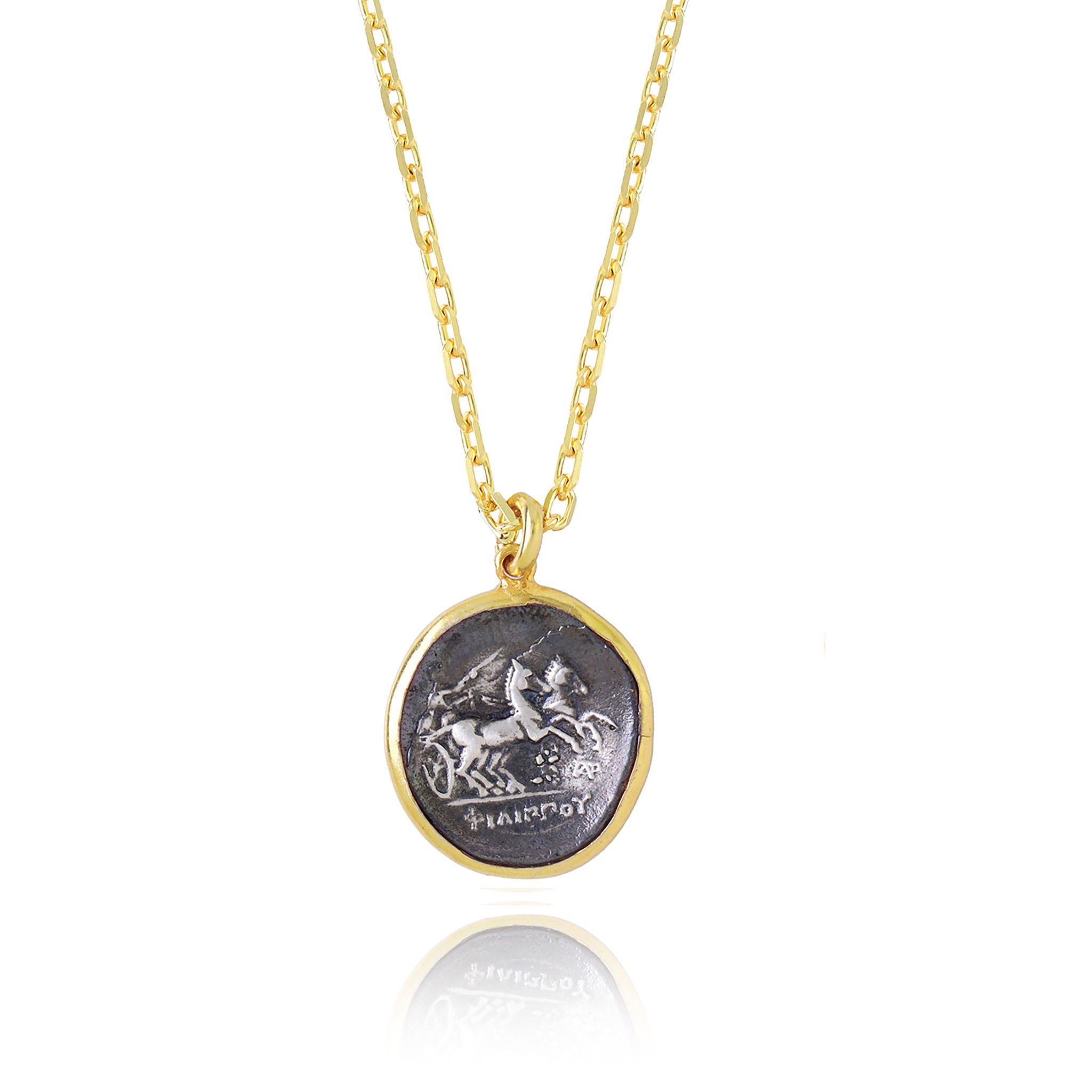 The Chariots Coin Necklace Ece London La Maison Couture