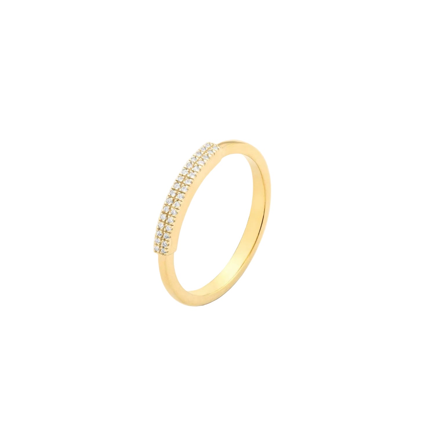 Bar None Stackable Ring