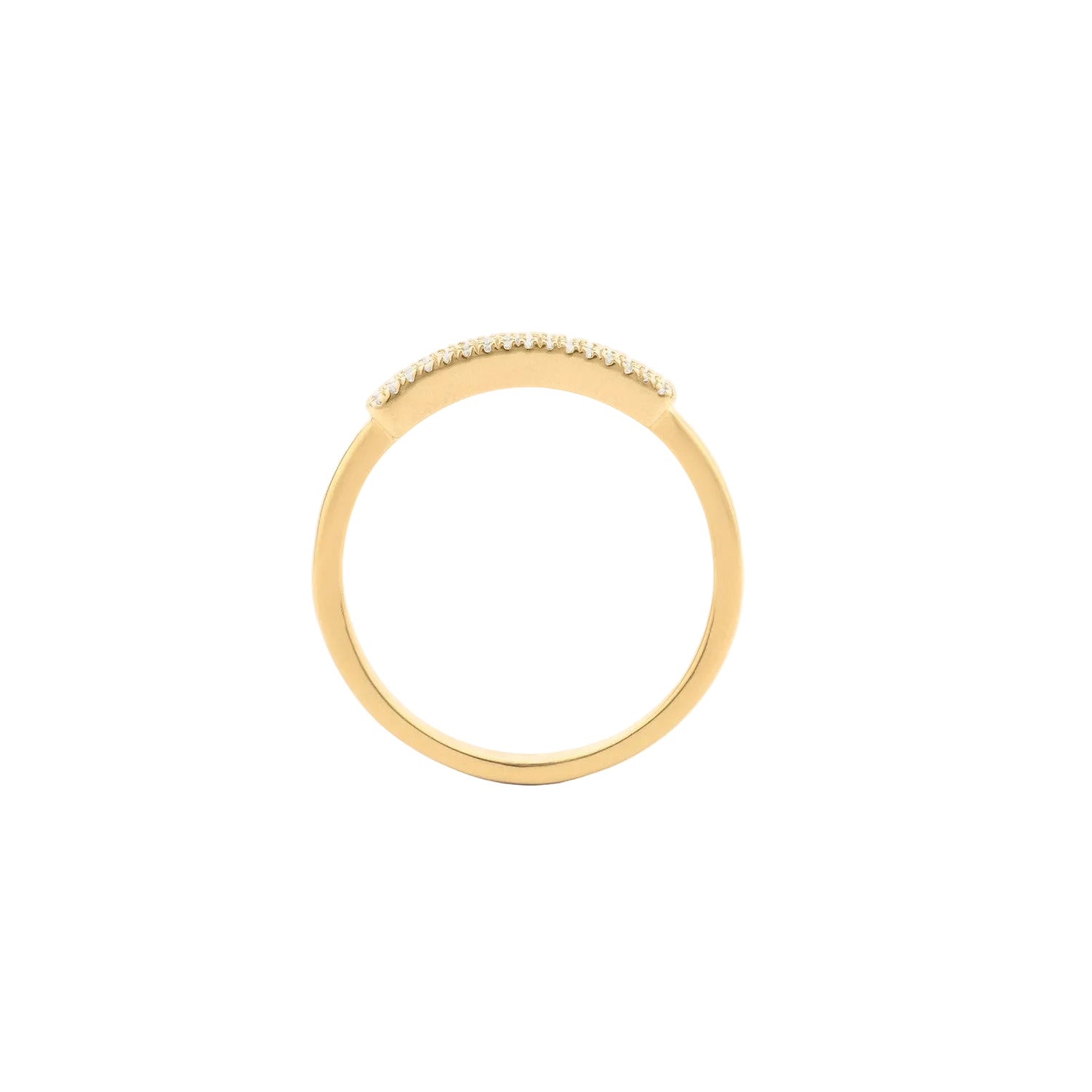 Bar None Stackable Ring