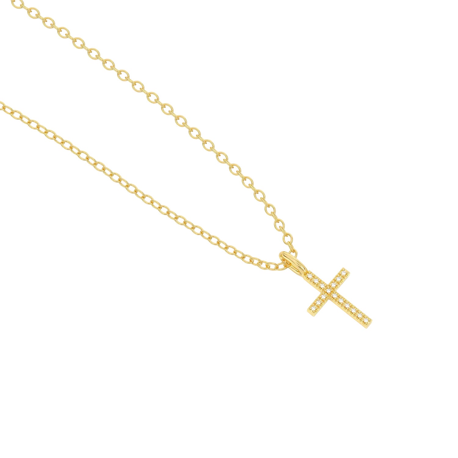 Believe Cross Pendant Necklace