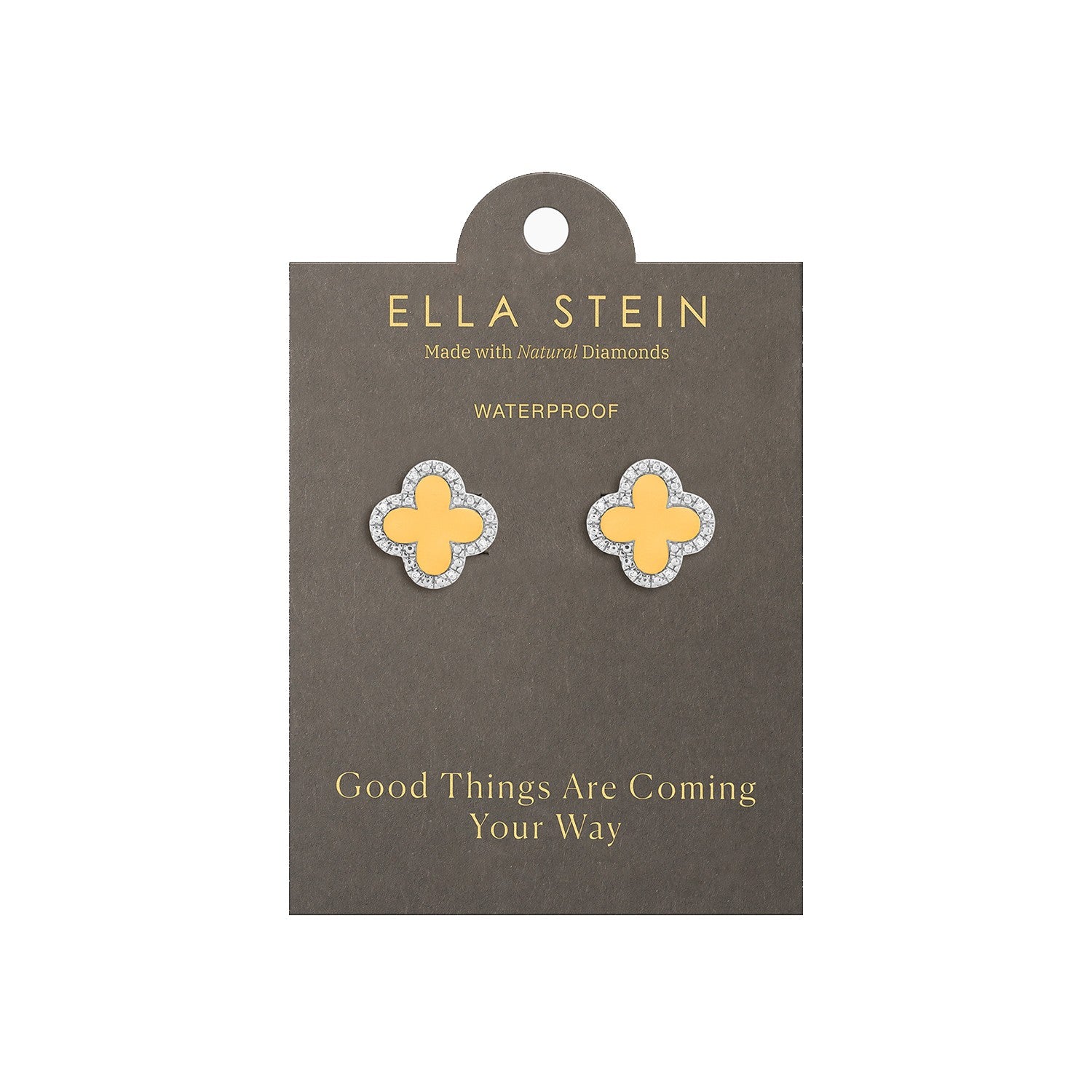 Classic Bloom Clover Stud Earrings