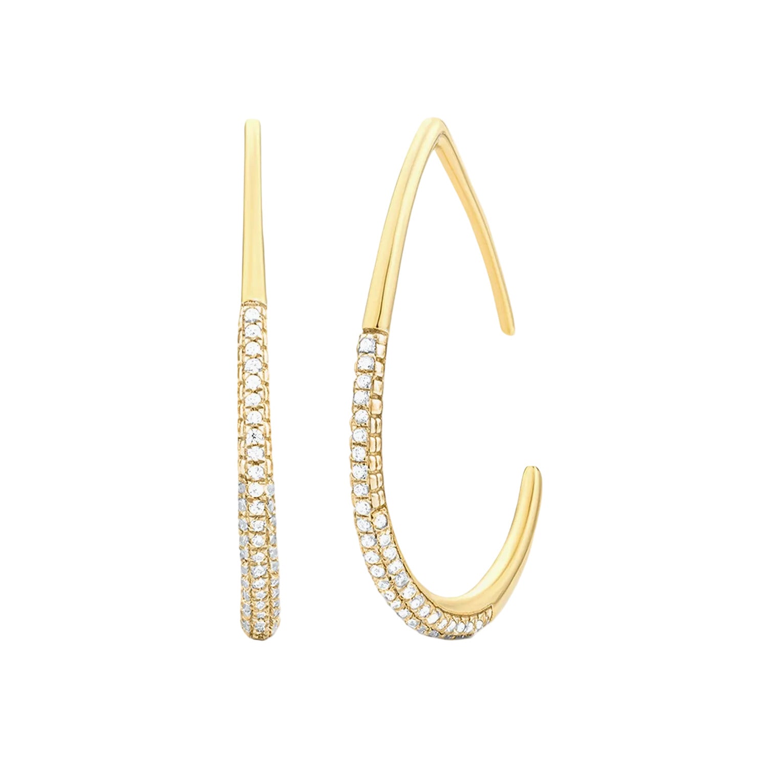 Drop By Anytime Hoop Earrings