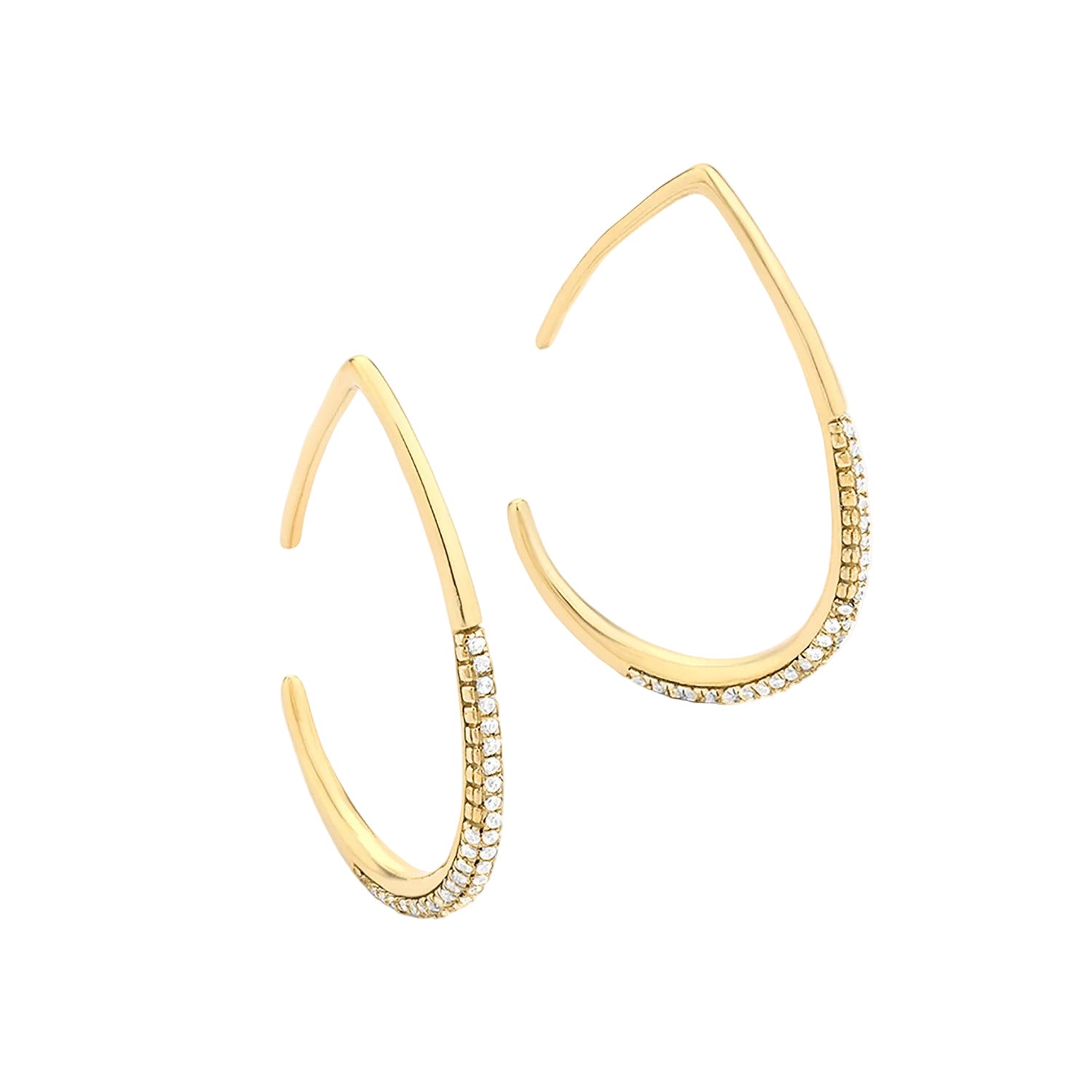 Drop By Anytime Hoop Earrings