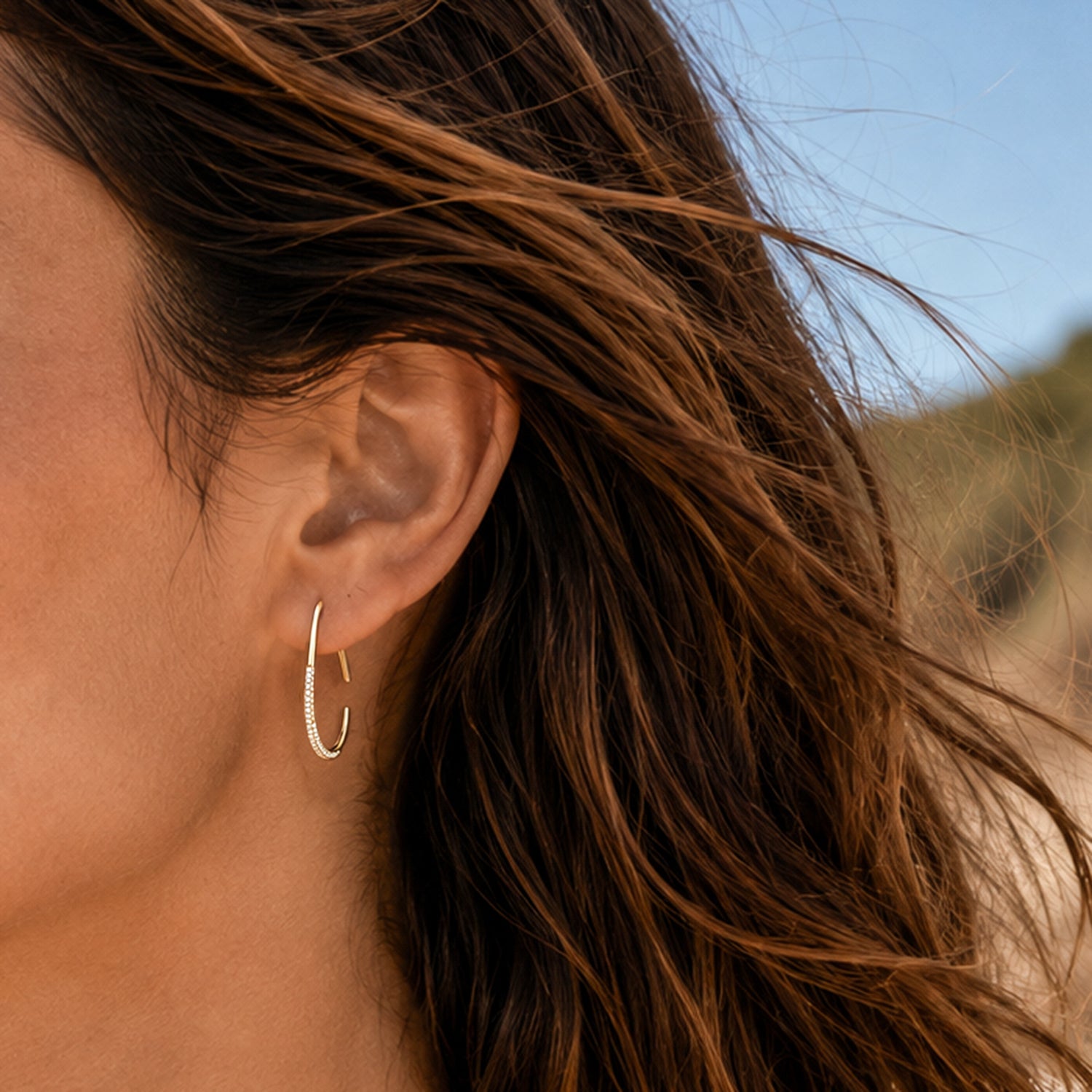 Drop By Anytime Hoop Earrings