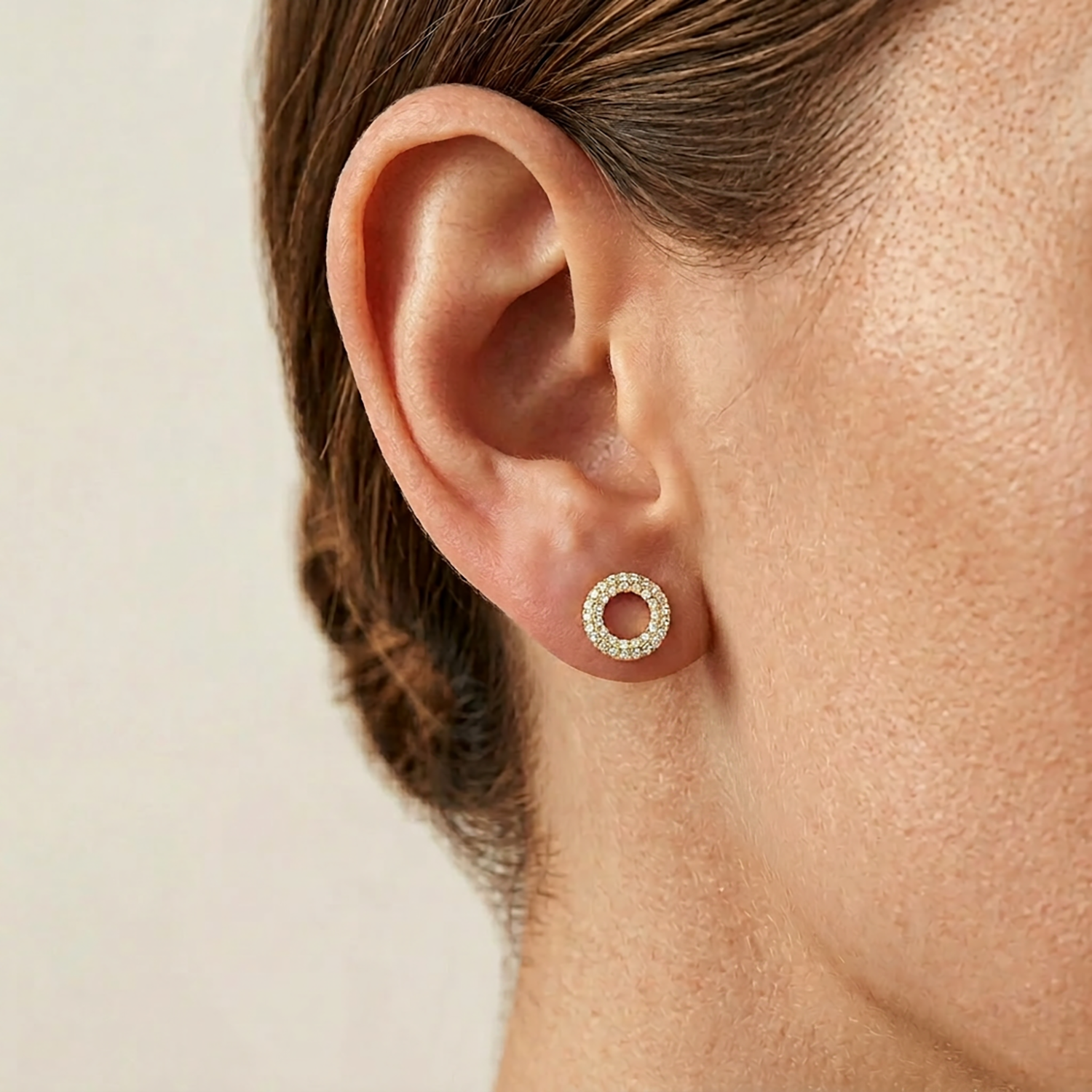 Sealed With a Kiss Stud Earrings