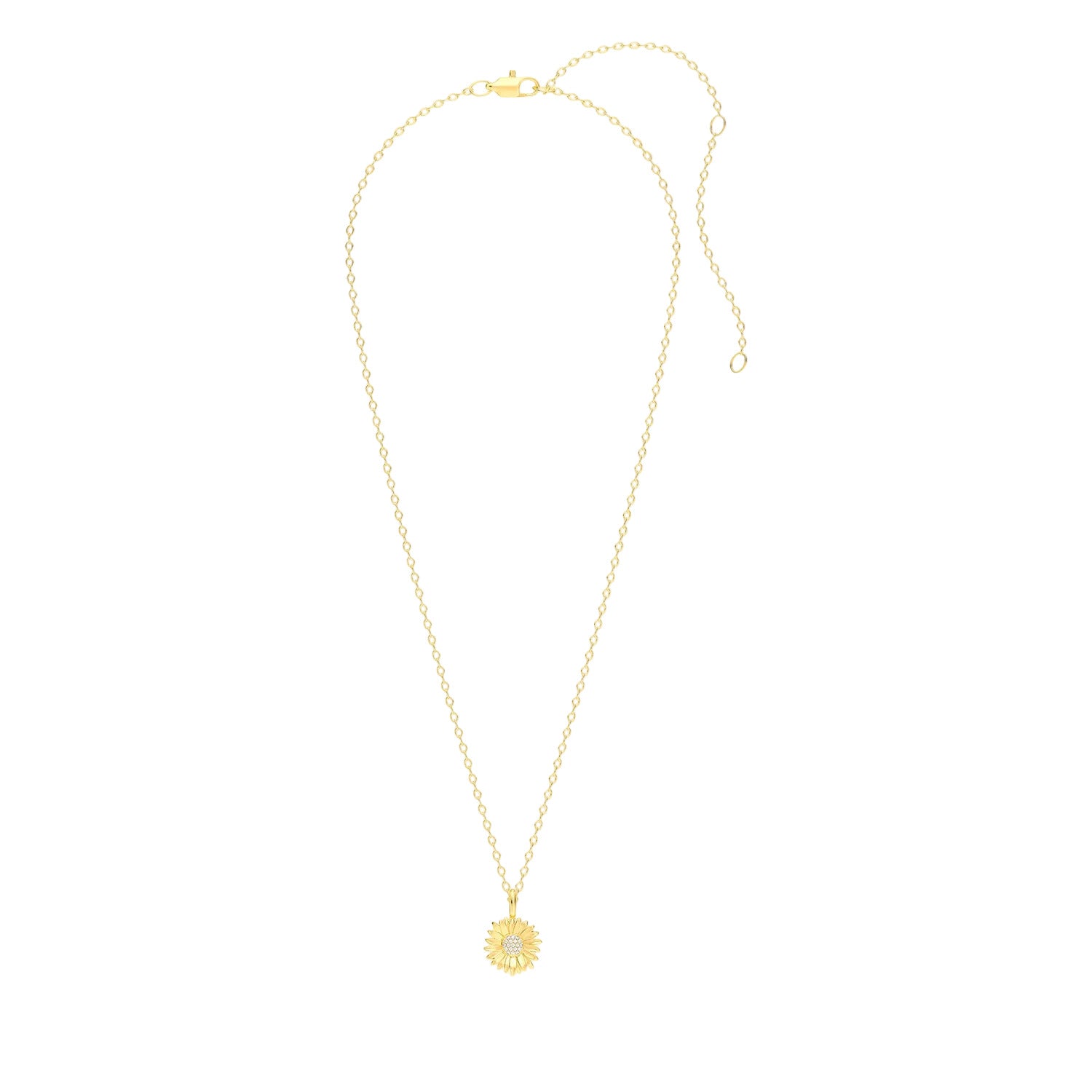 Sunflower Pendant Necklace