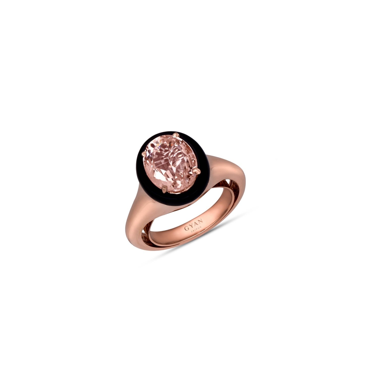 Aravali Morganite Oval Ring