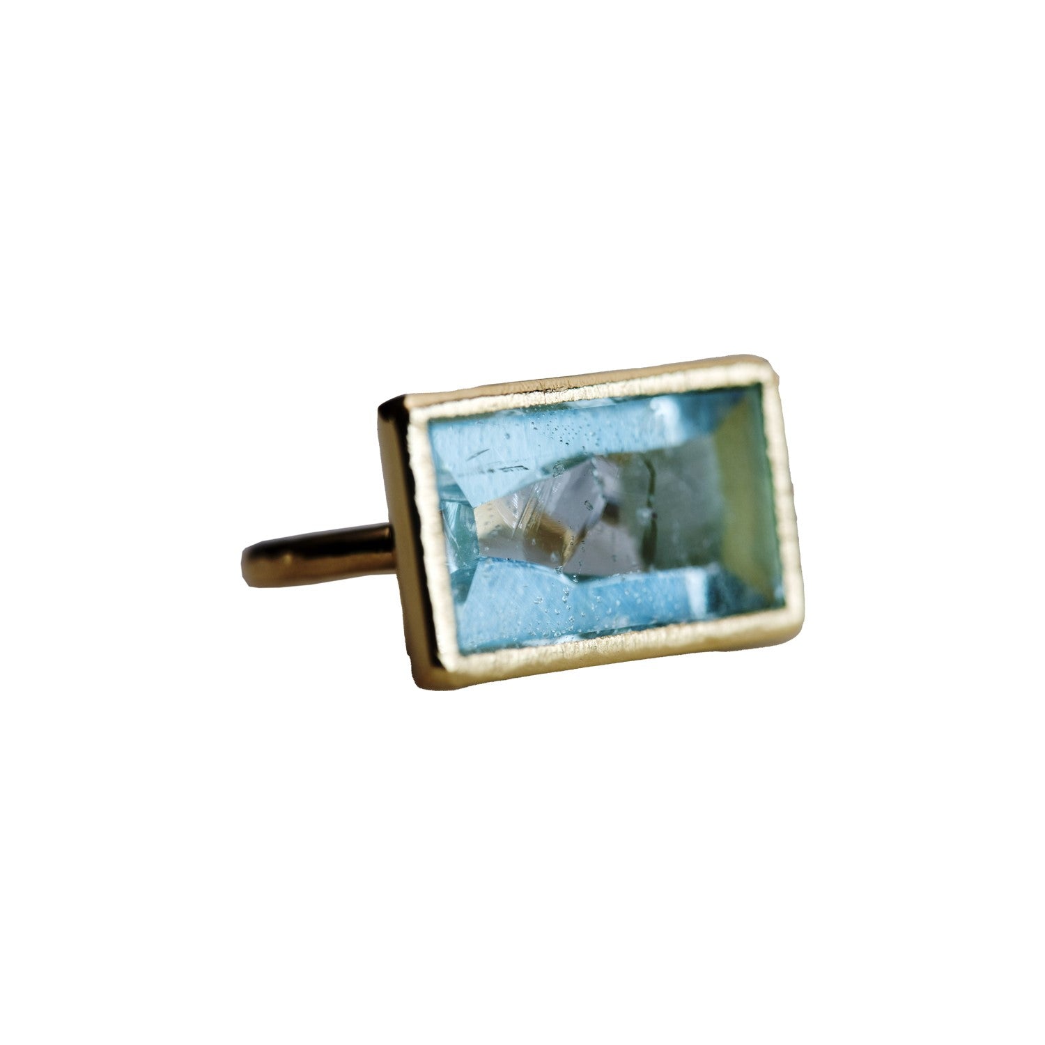 Aquamarine Stephanie Ring