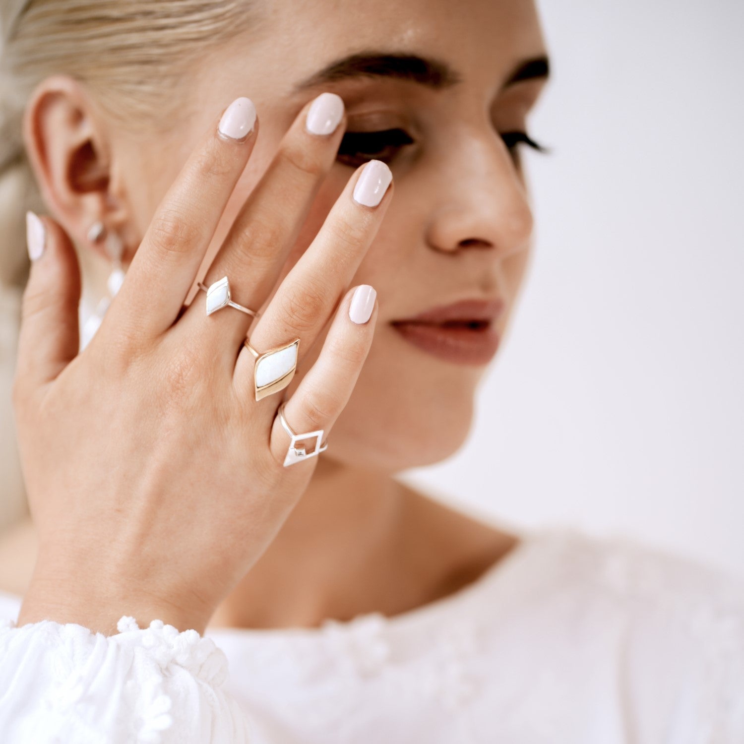 Clarity Gold Opal Ring