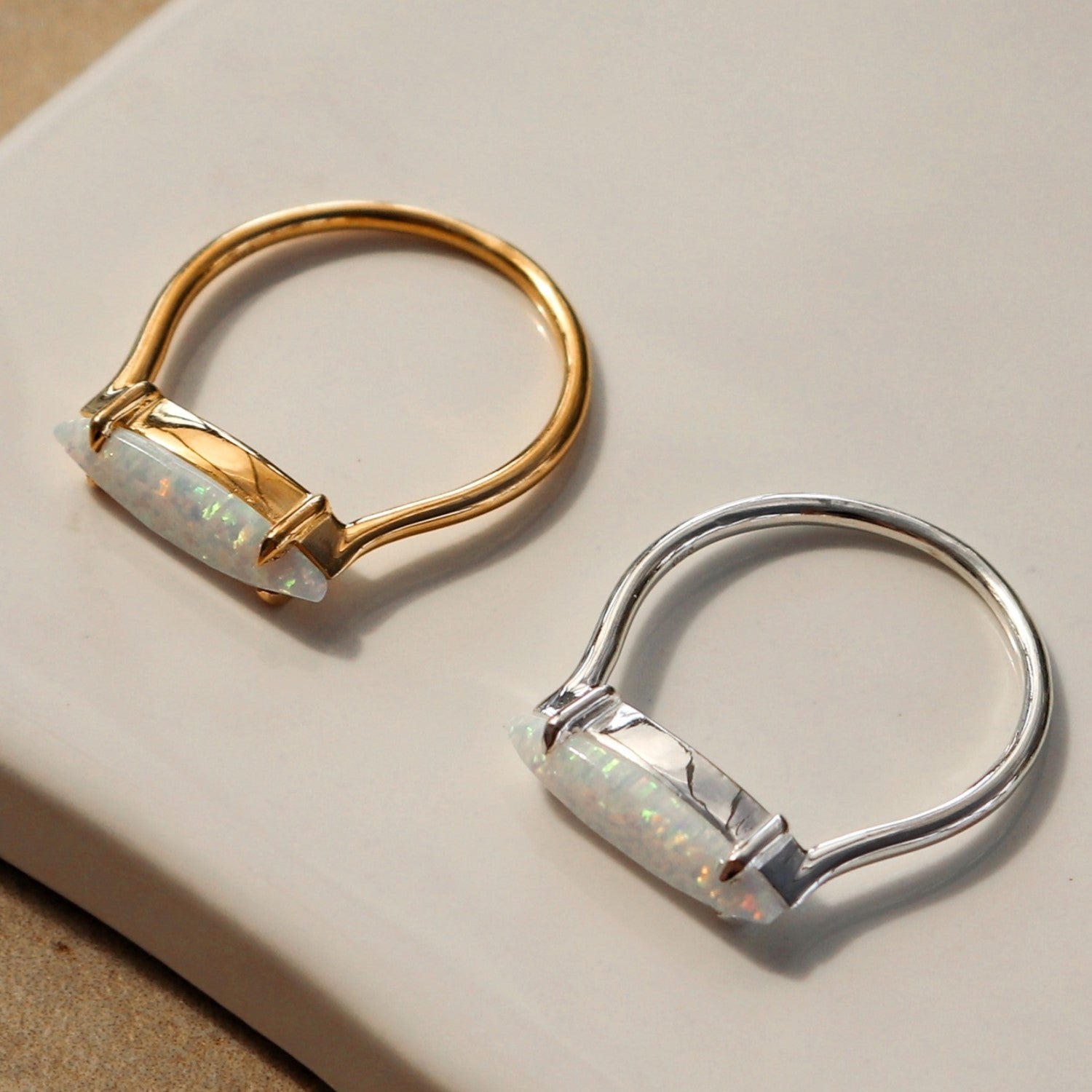 Silver Opal Ring
