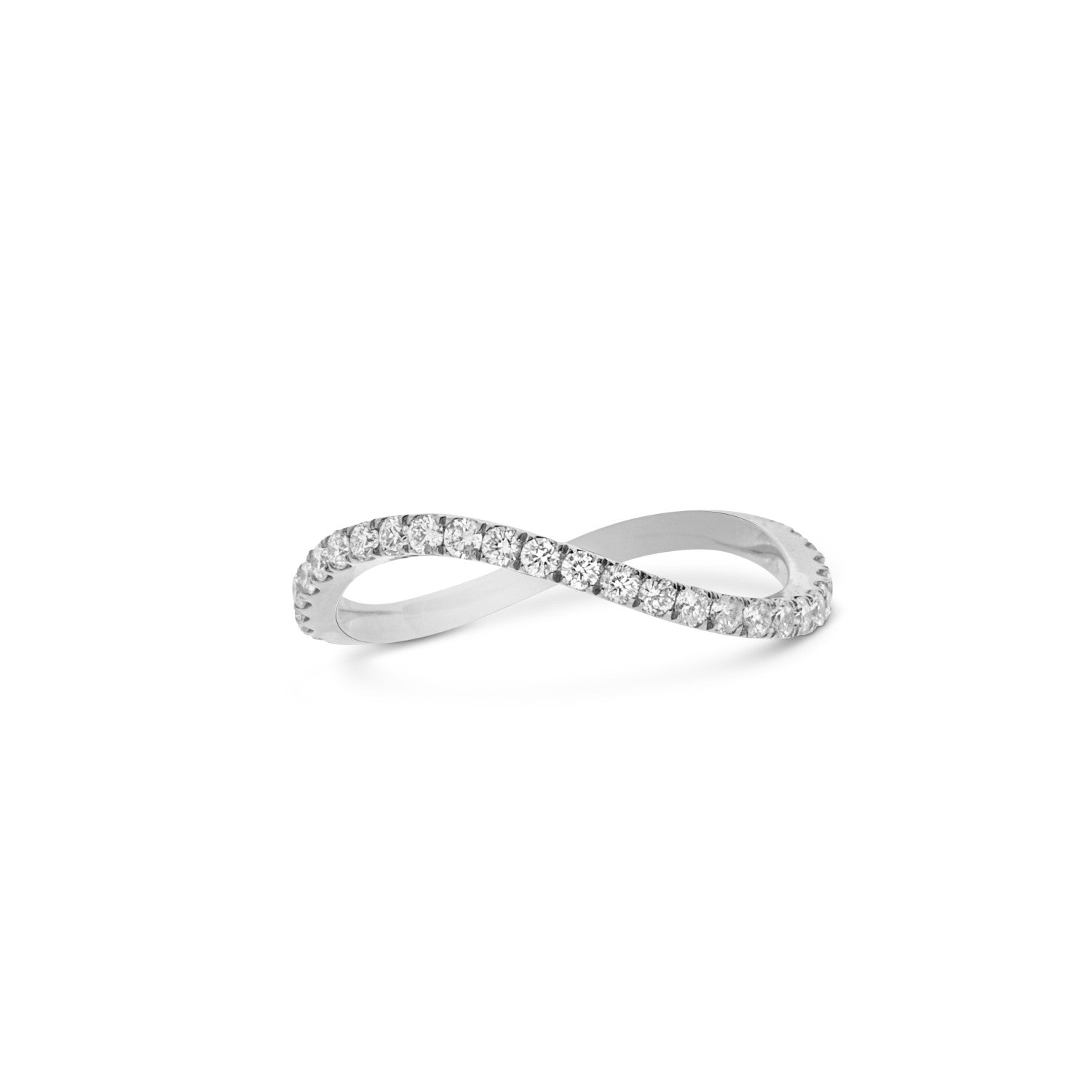 White Gold Everlasting Ring