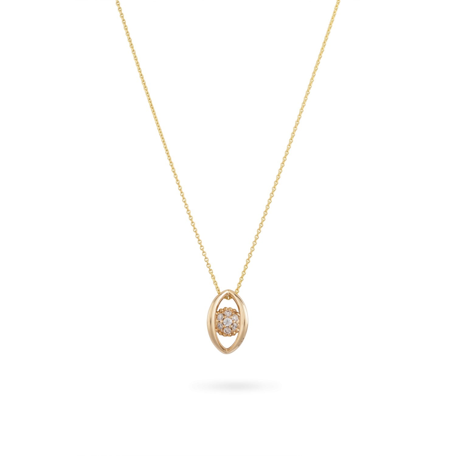 Yellow Gold Mati Necklace MATILDE Men's Jewellery La Maison Couture