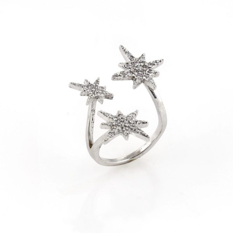 White Gold Astral Ring