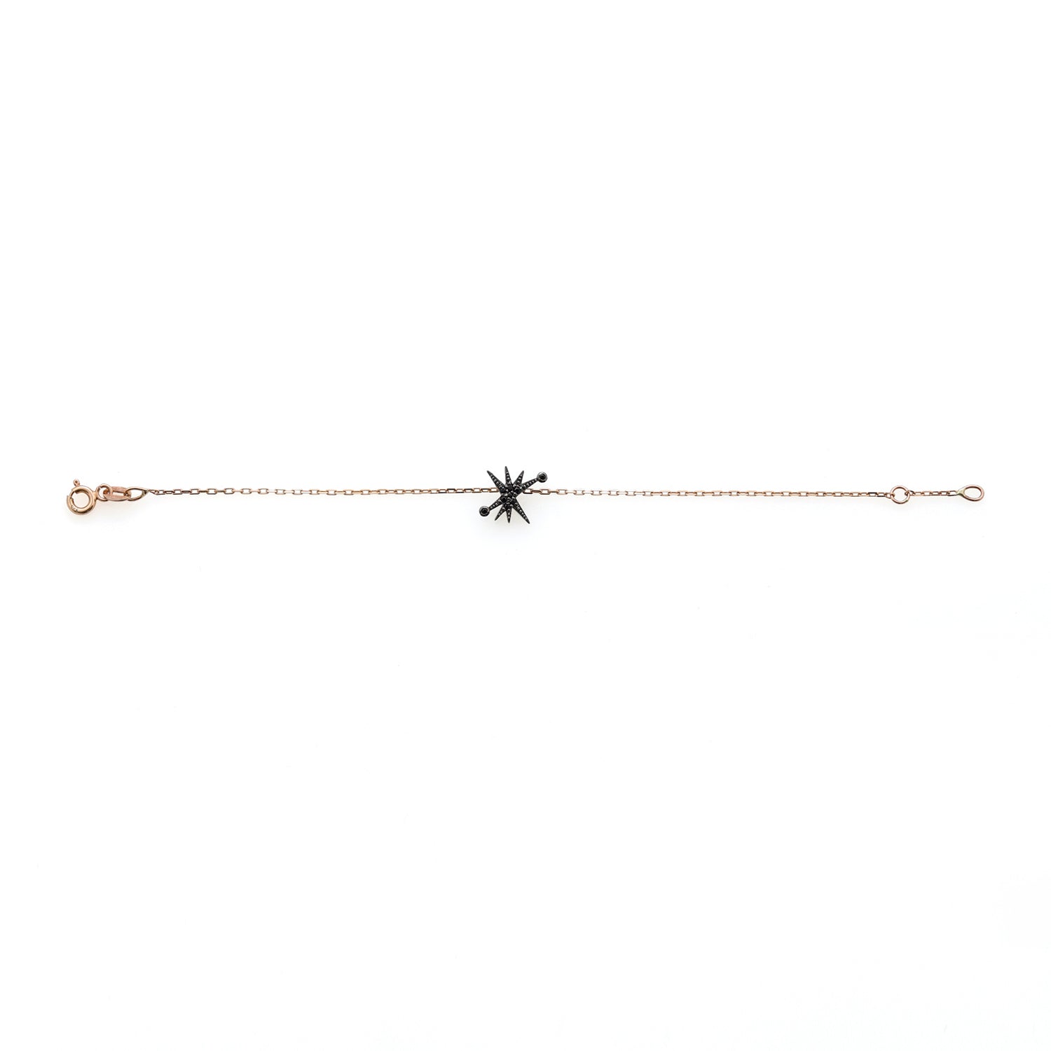 Rhodium Black Rose Gold Astral Bracelet