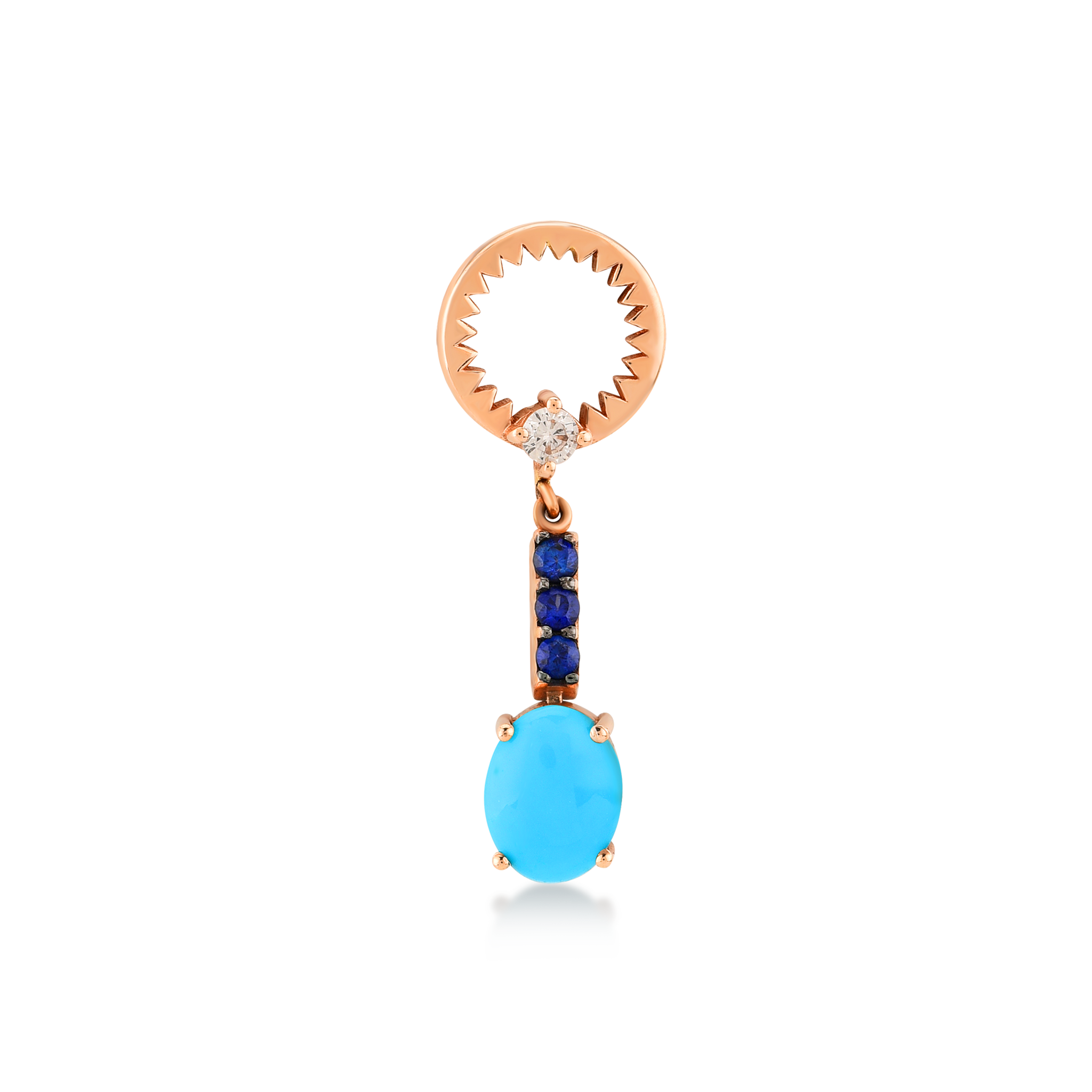 Catch You Turquoise Dangle Earrings Selda Jewellery La Maison Couture