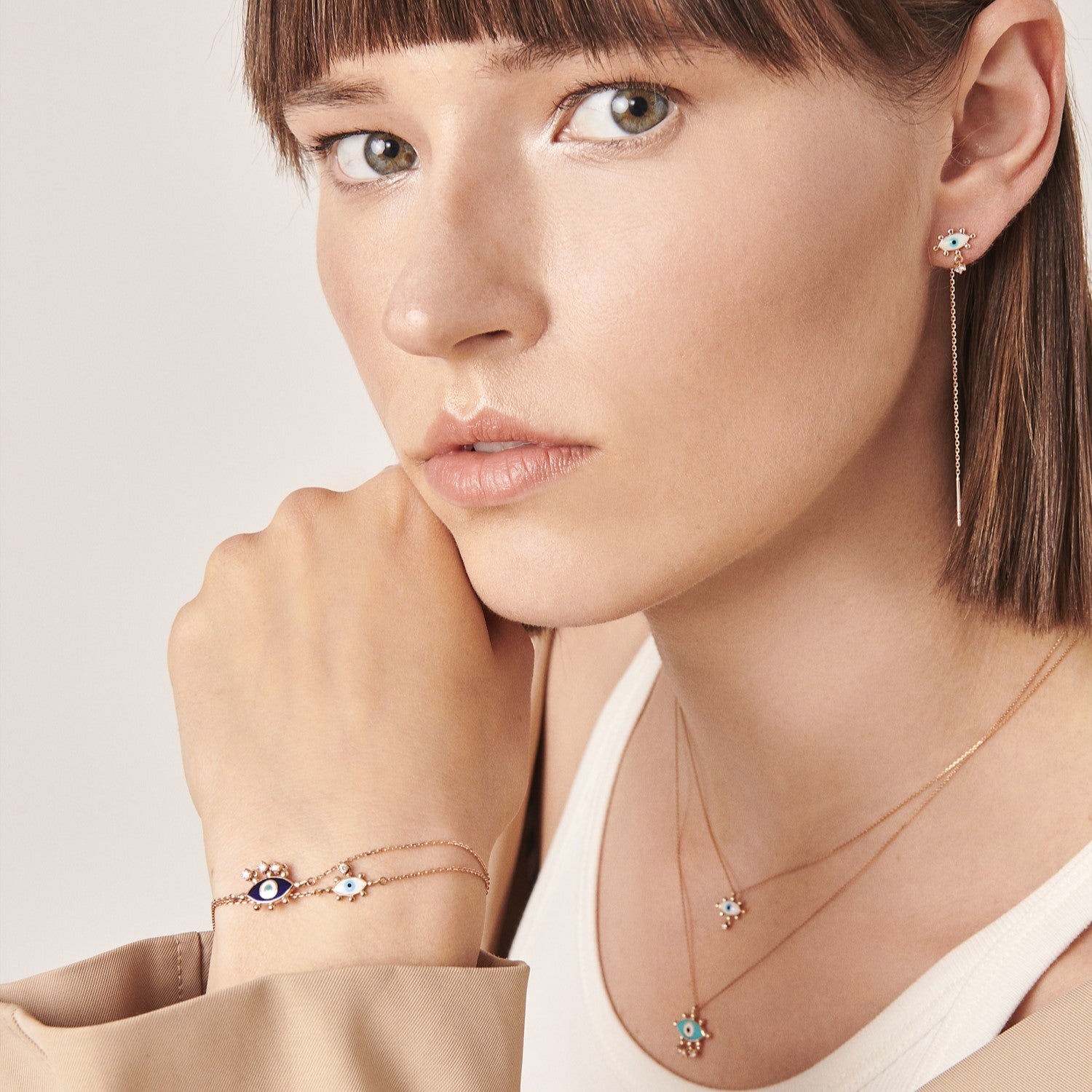 Evil Eye Necklace (Turquoise)