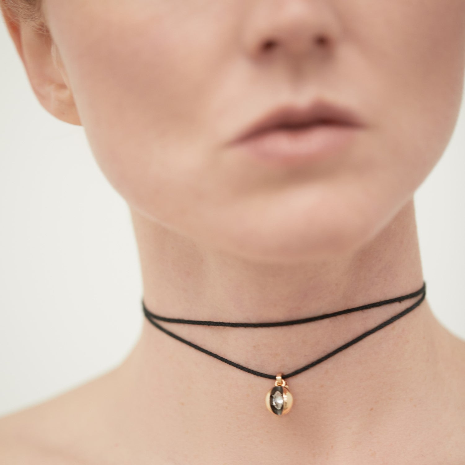 Gaia Pendant & Cord Choker