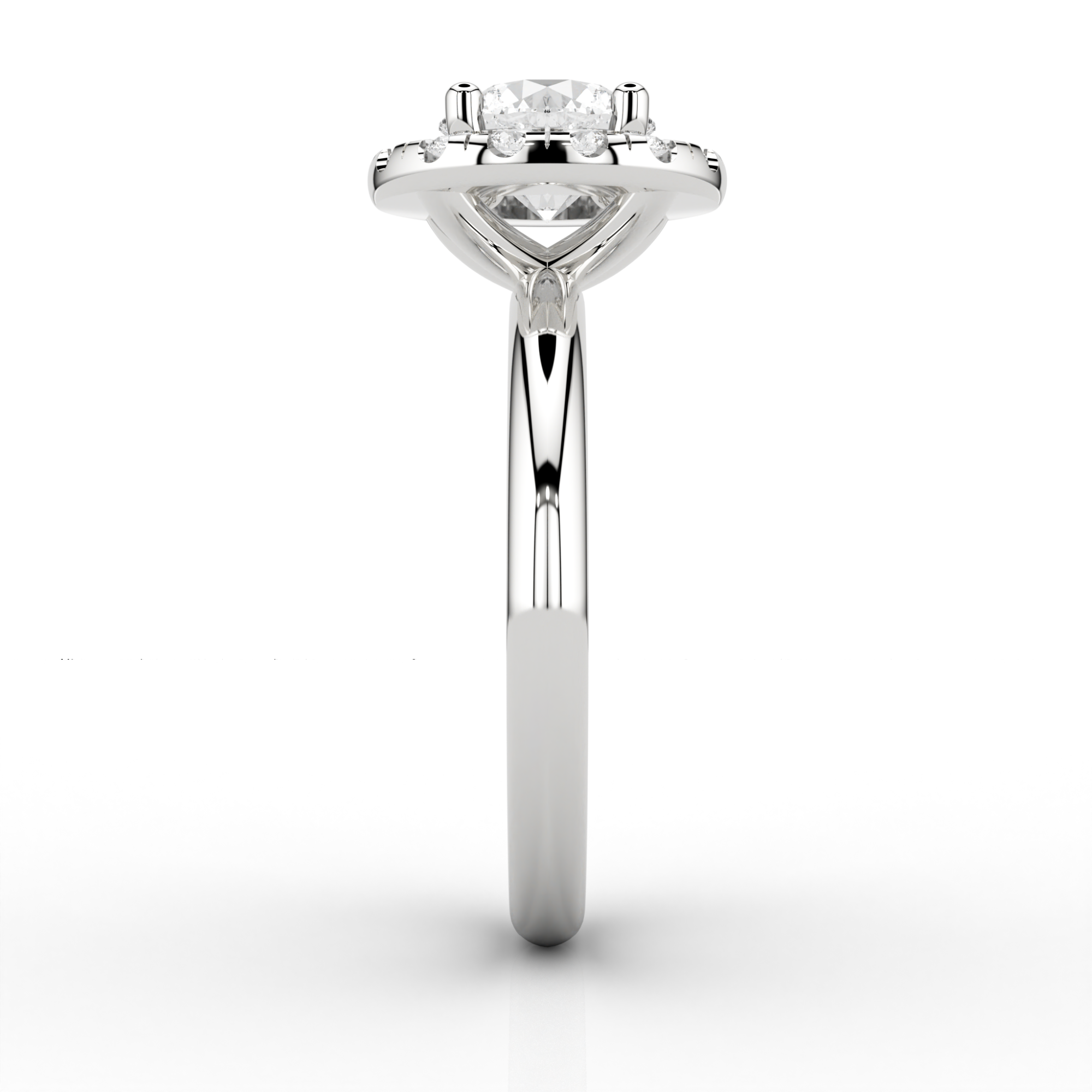 Halo Engagement Ring Skydiamond La Maison Couture