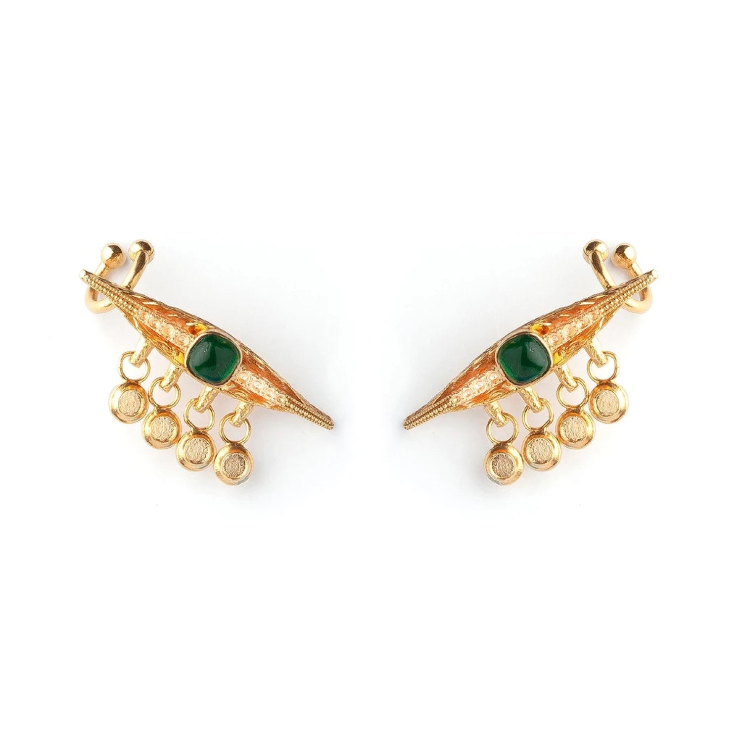 Emerald Eye Earrings