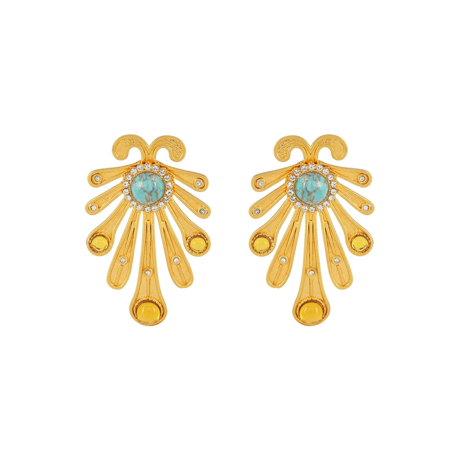 Kiss Fish Earrings Sonia Petroff Made in Italy La Maison Couture