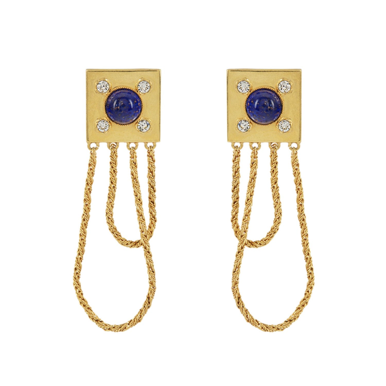 Liana Drop Earrings Sonia Petroff Made in Italy La Maison Couture