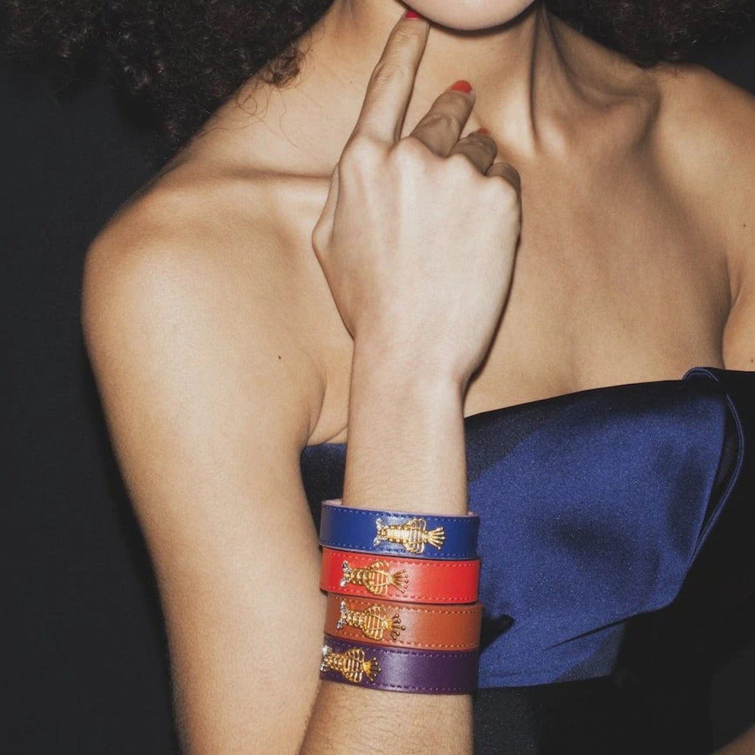 Lobster Bracelet - Purple