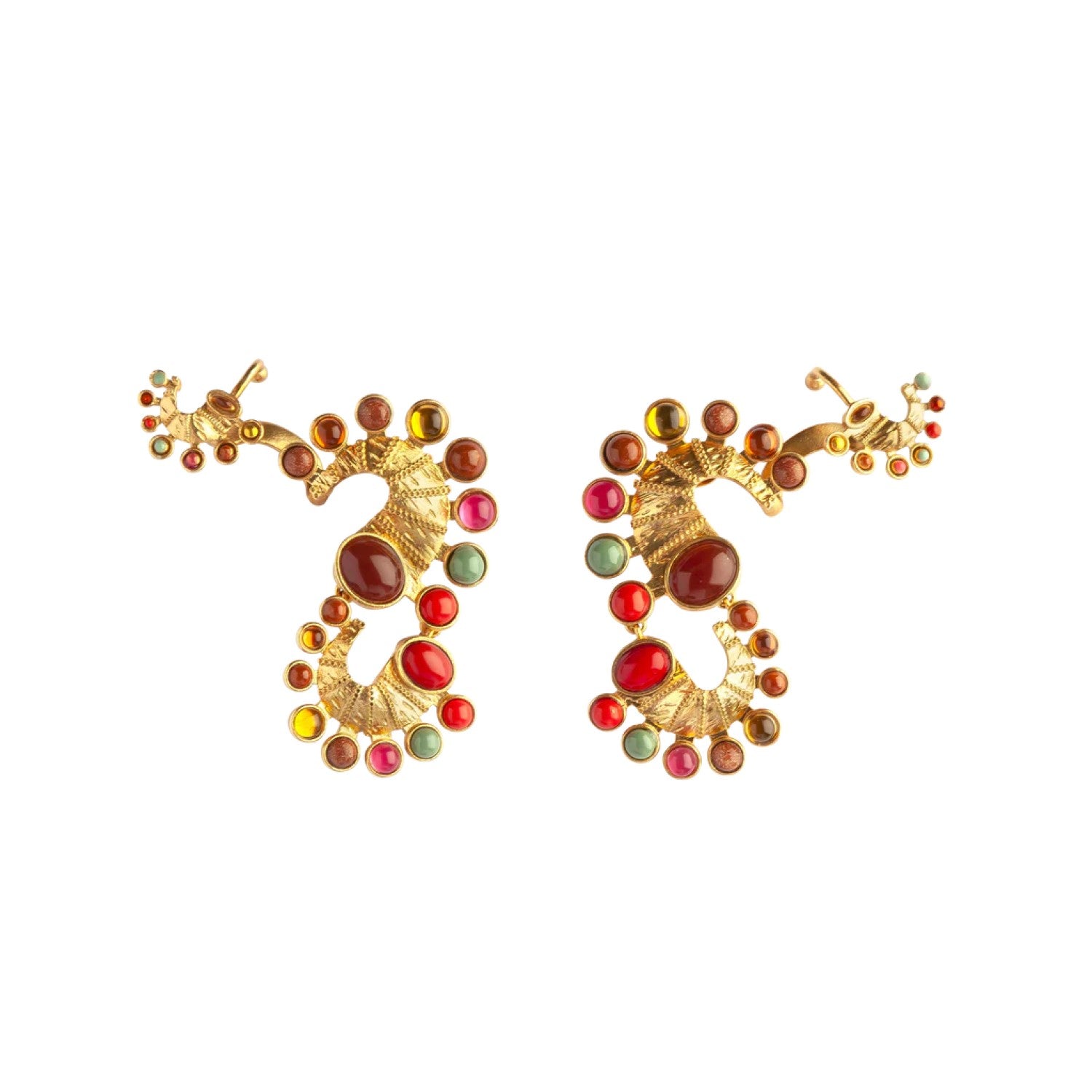 Seahorse Short Earrings