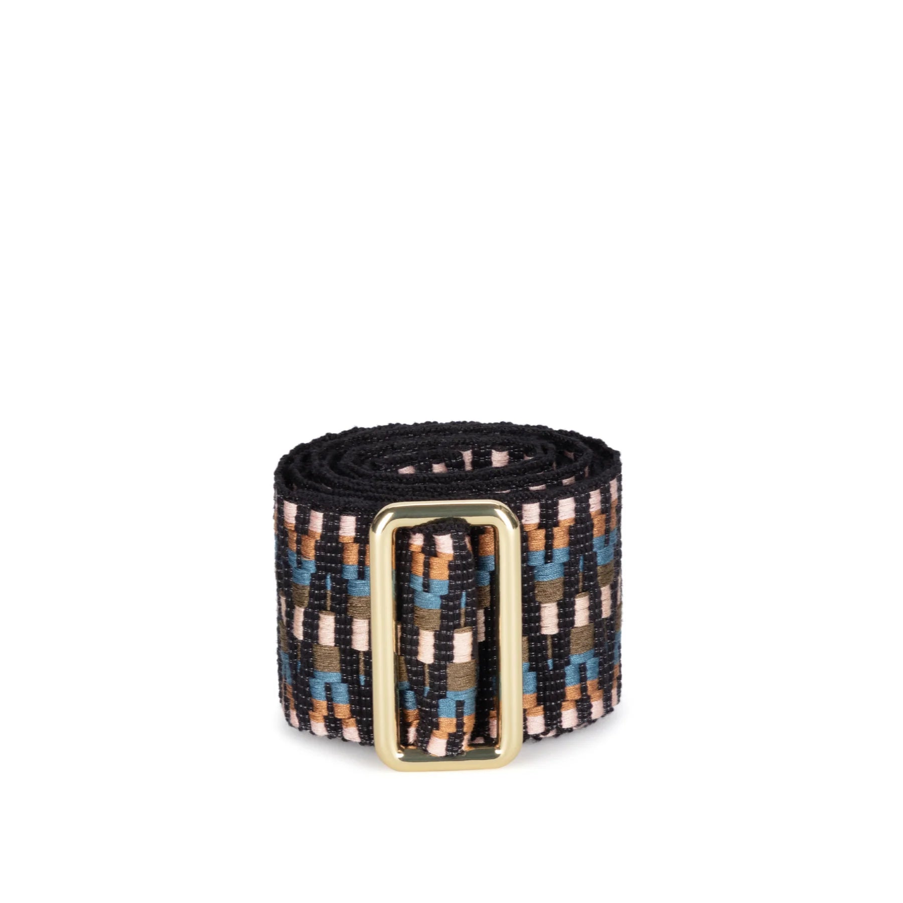 Sunda Jacquard Belt - Olive Green
