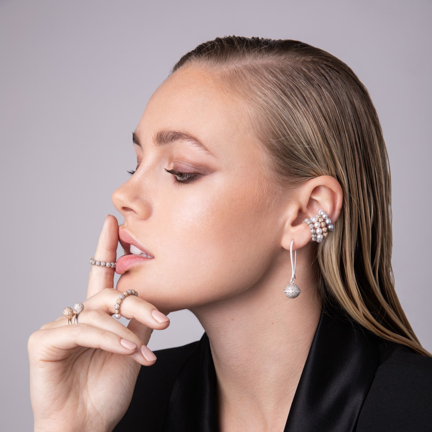 Moon Eclipse Ear Cuff