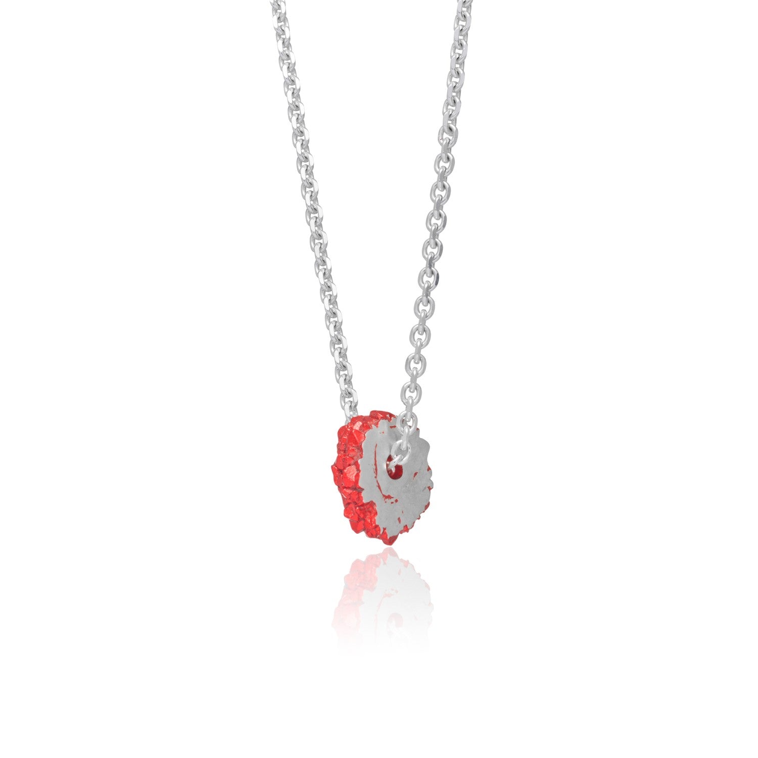 HotRocks Wheel Necklace - Fiery Red