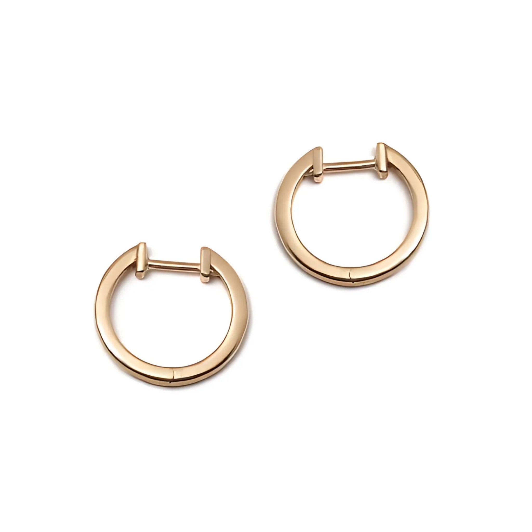 Gold Hoop Earrings With Love Darling Jewellery La Maison Couture