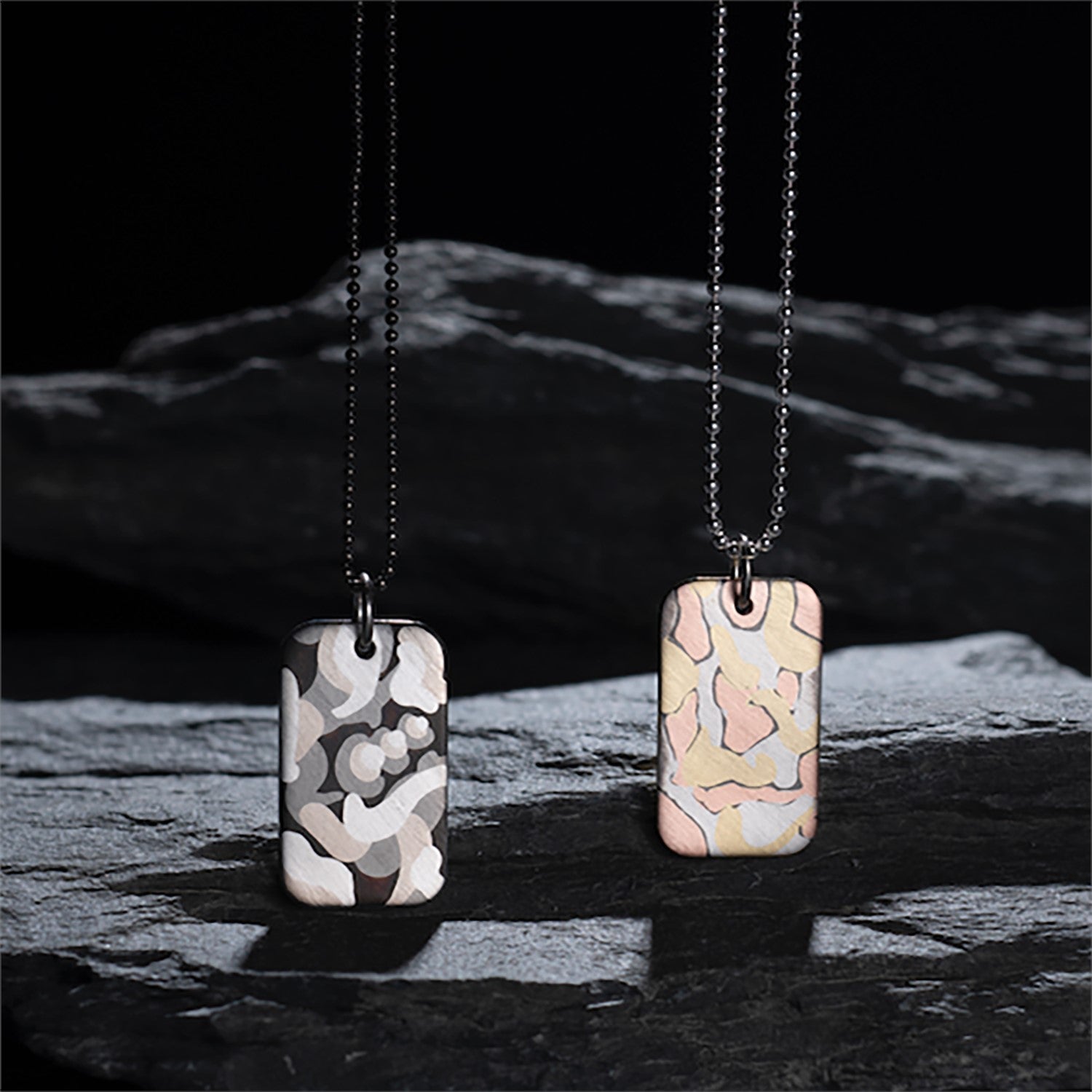 Desert Camo Post Modernist Tag Biiju Men’s Jewellery La Maison Couture