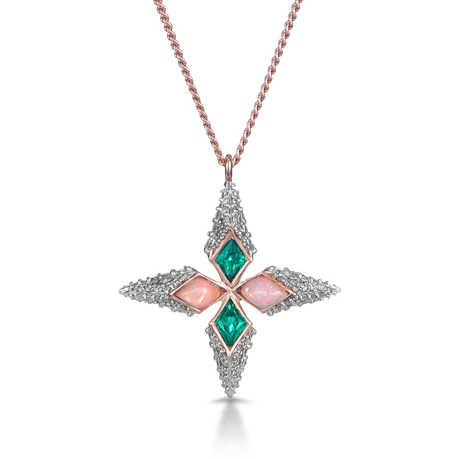Trinity Necklace in Rose Gold