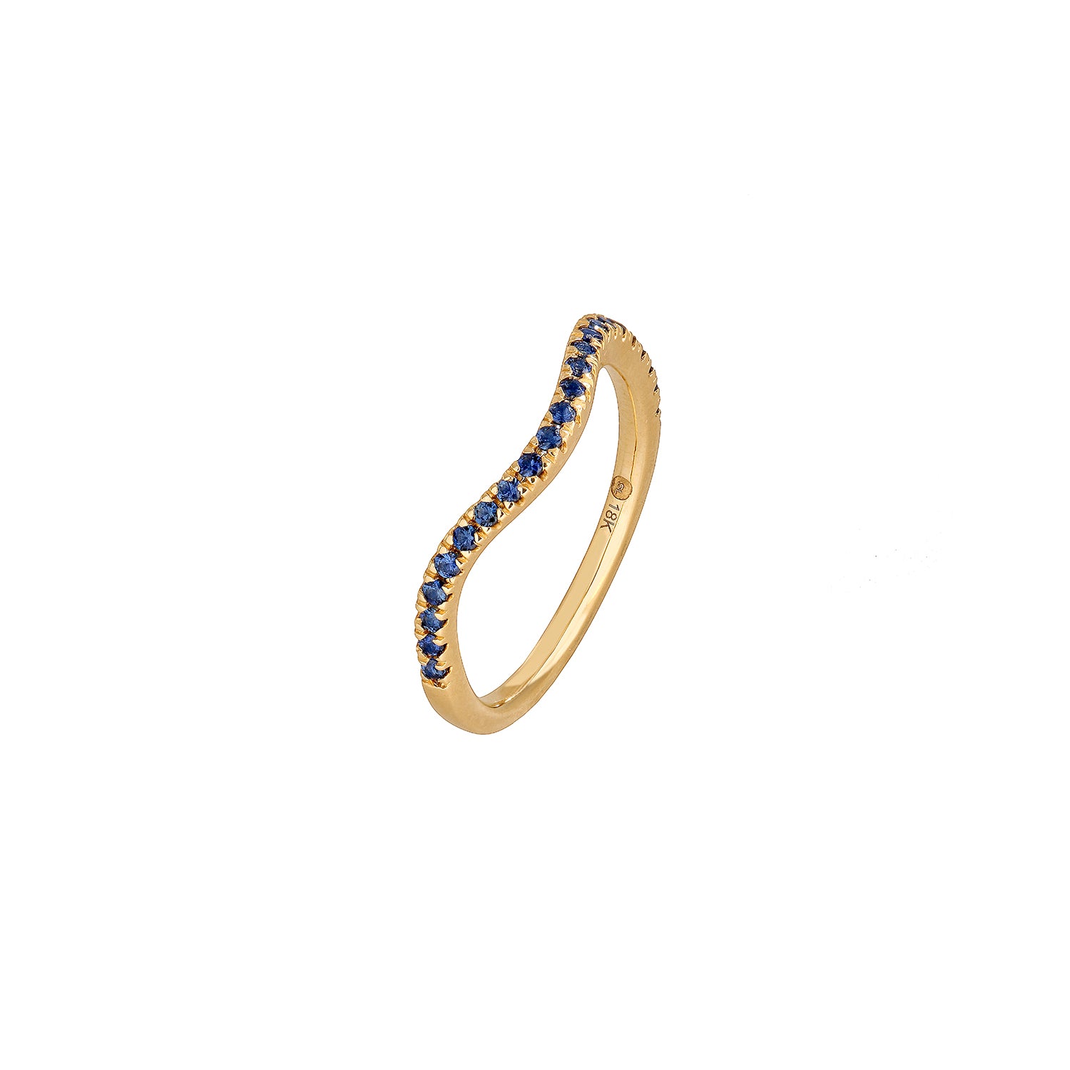 Ombre Sapphire Stack Rings