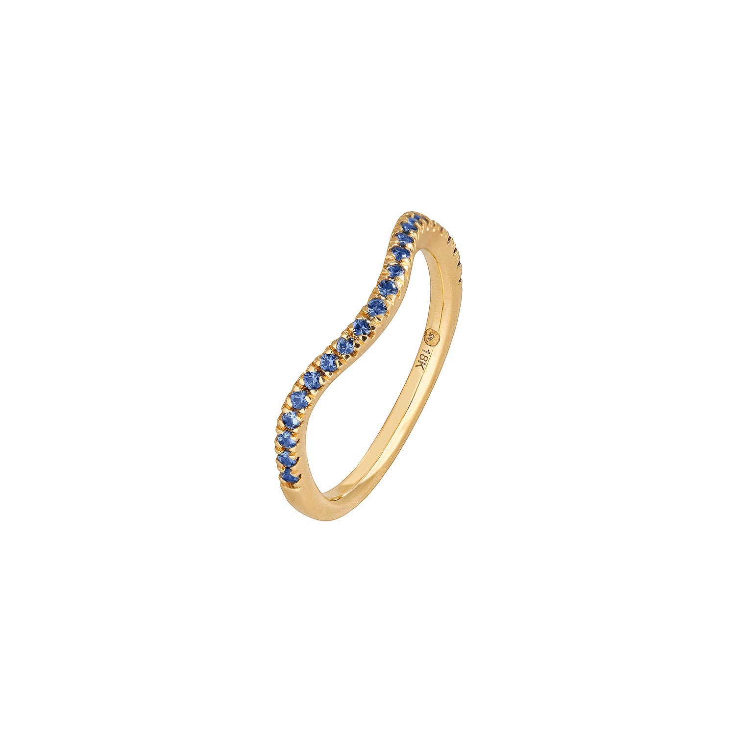 Ombre Sapphire Stack Rings