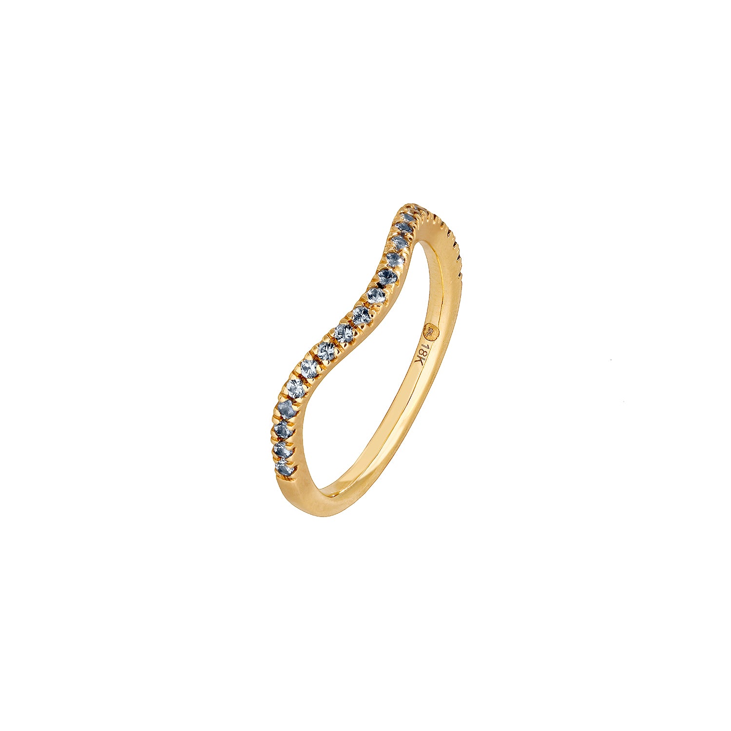 Ombre Sapphire Stack Rings
