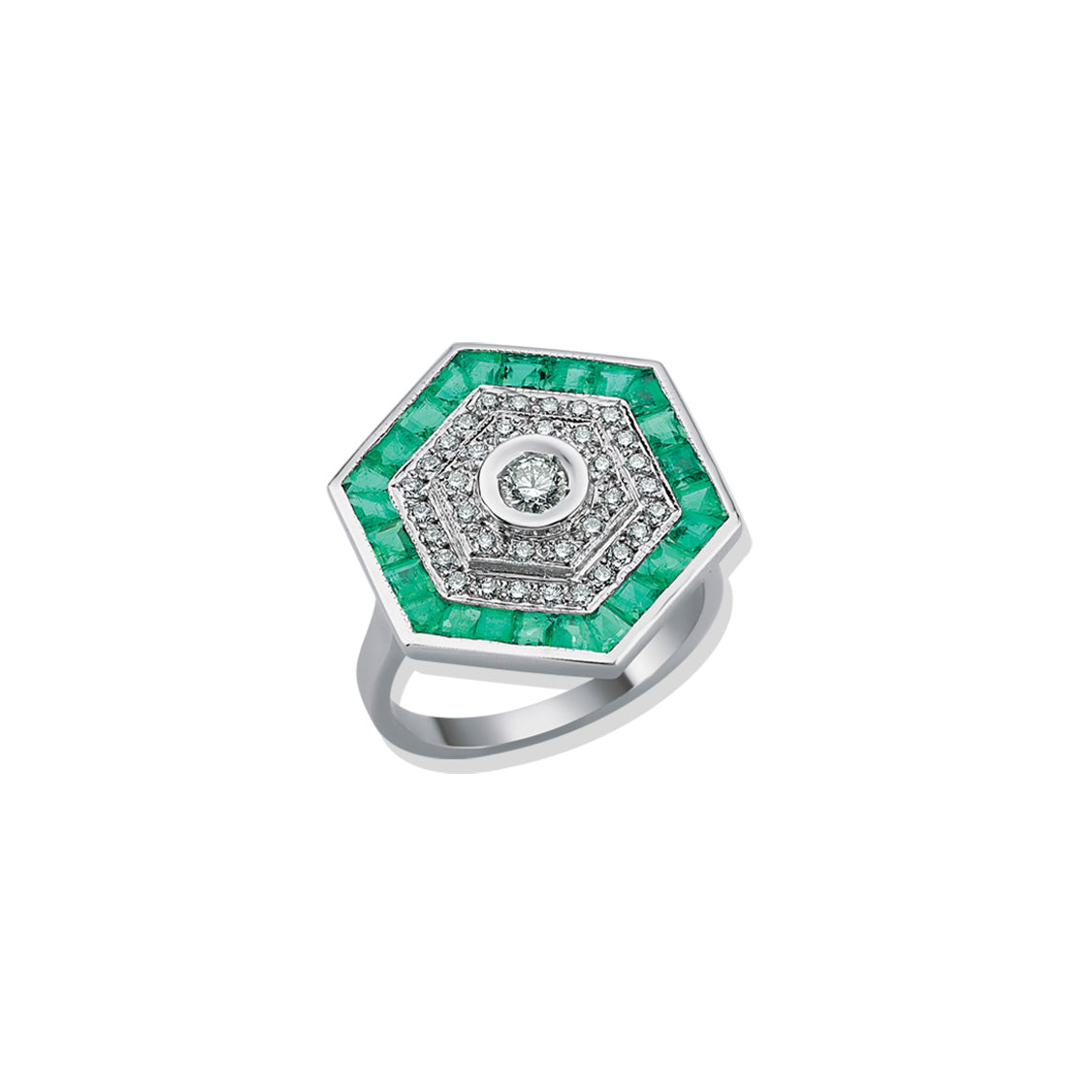 Odette Emerald Ring